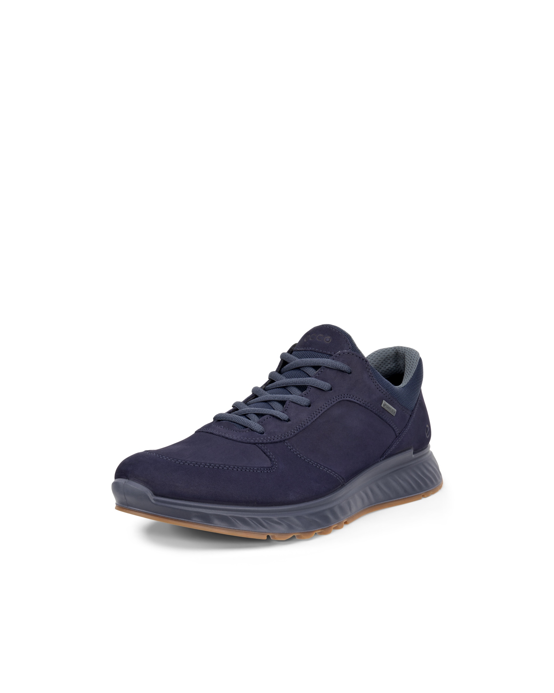 Men's ECCOยฎ Exostride Nubuck Gore-Tex Outdoor Sneaker - Blue - Main