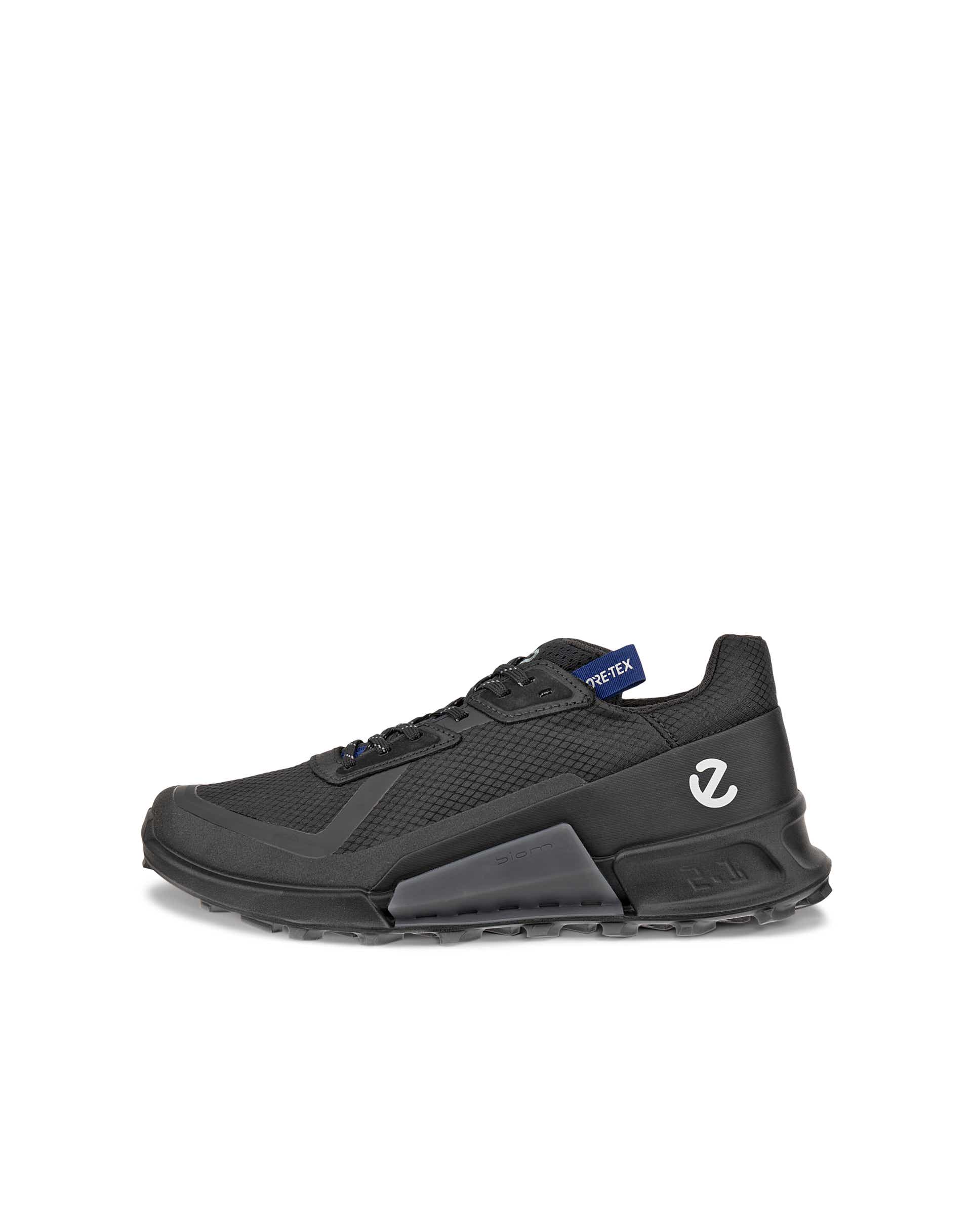 Men's ECCO® BIOM 2.1 X Country Textile Gore-Tex Trail Running Shoe - Blue - Outside