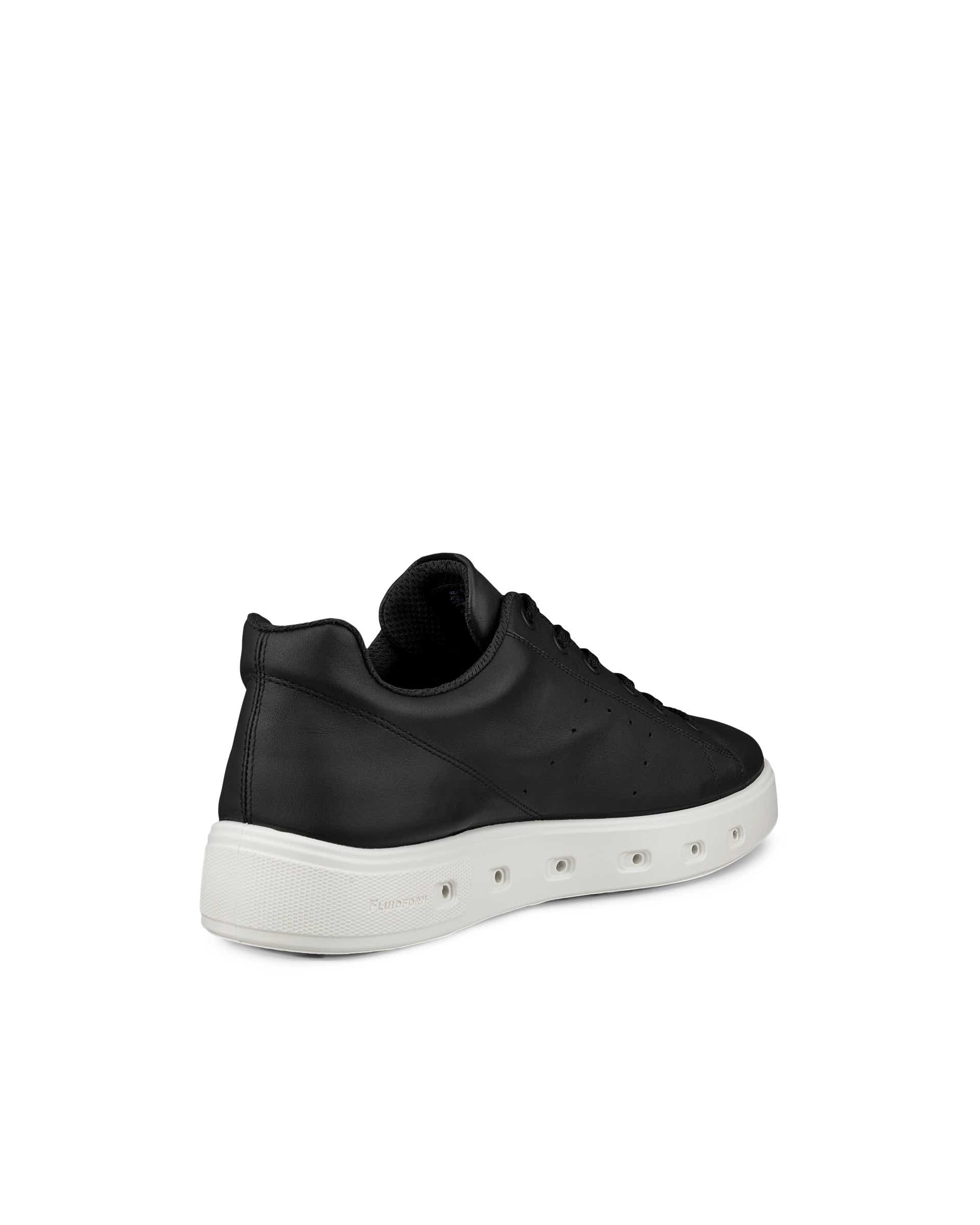 Men's ECCO® Street 720 Leather Gore-Tex Sneaker - Black - Back