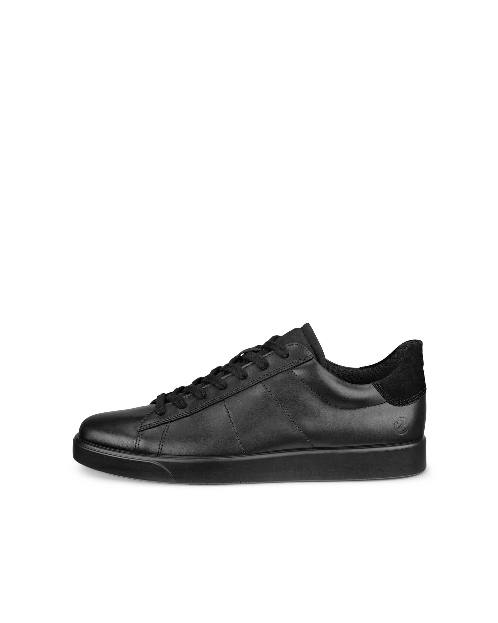 Men's ECCO® Street Lite Leather Sneaker - White - Outside
