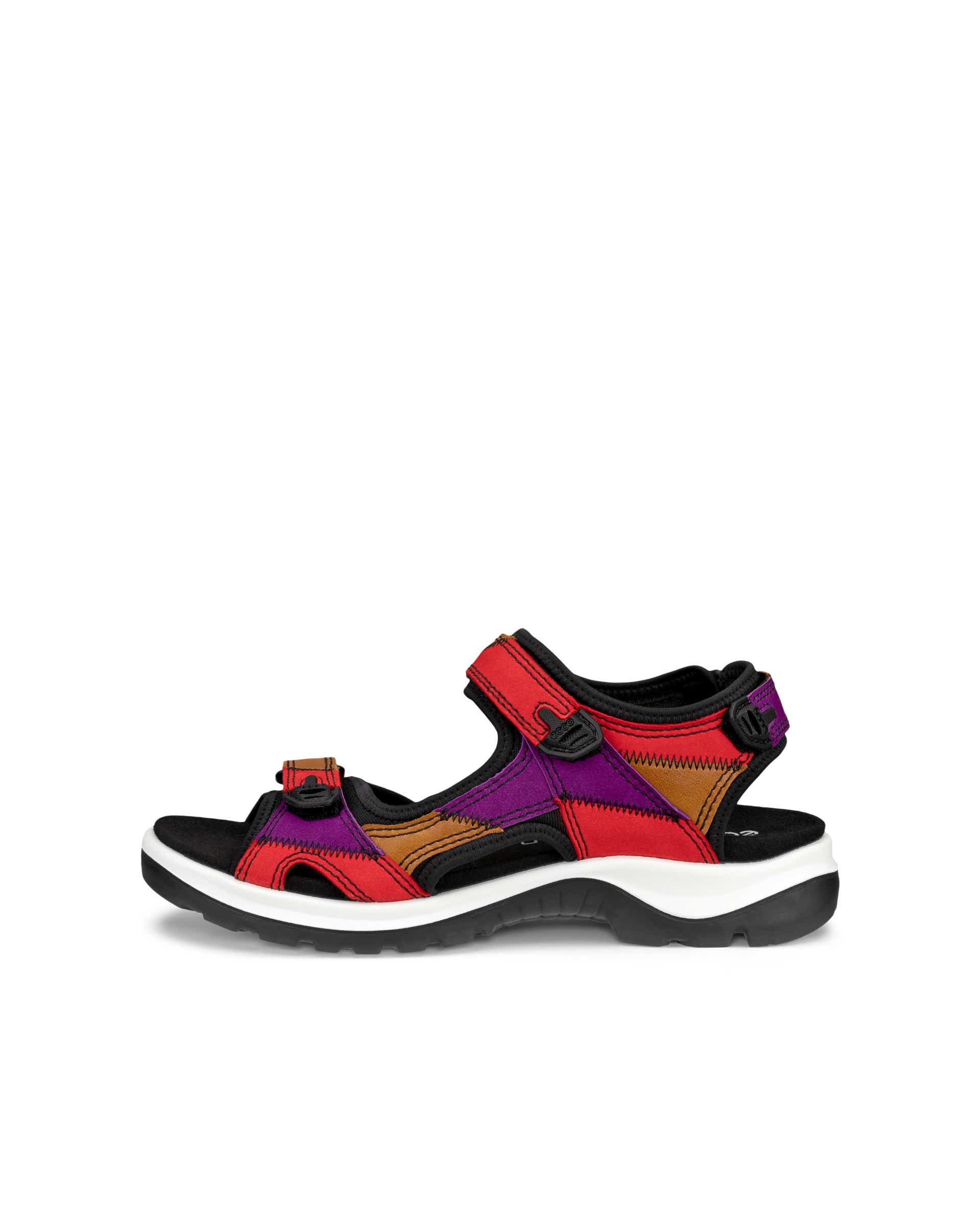 Women's ECCO® Offroad Nubuck Outdoor Sandal - Multicolour - Outside