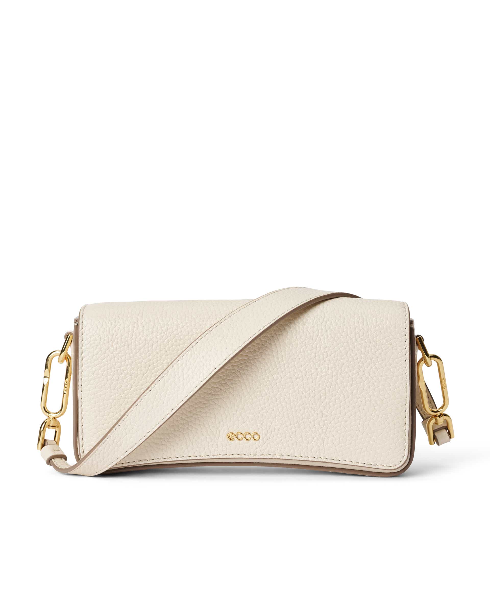 ECCO® Pinch Small Pebbled Leather Shoulder Bag - Red - Main