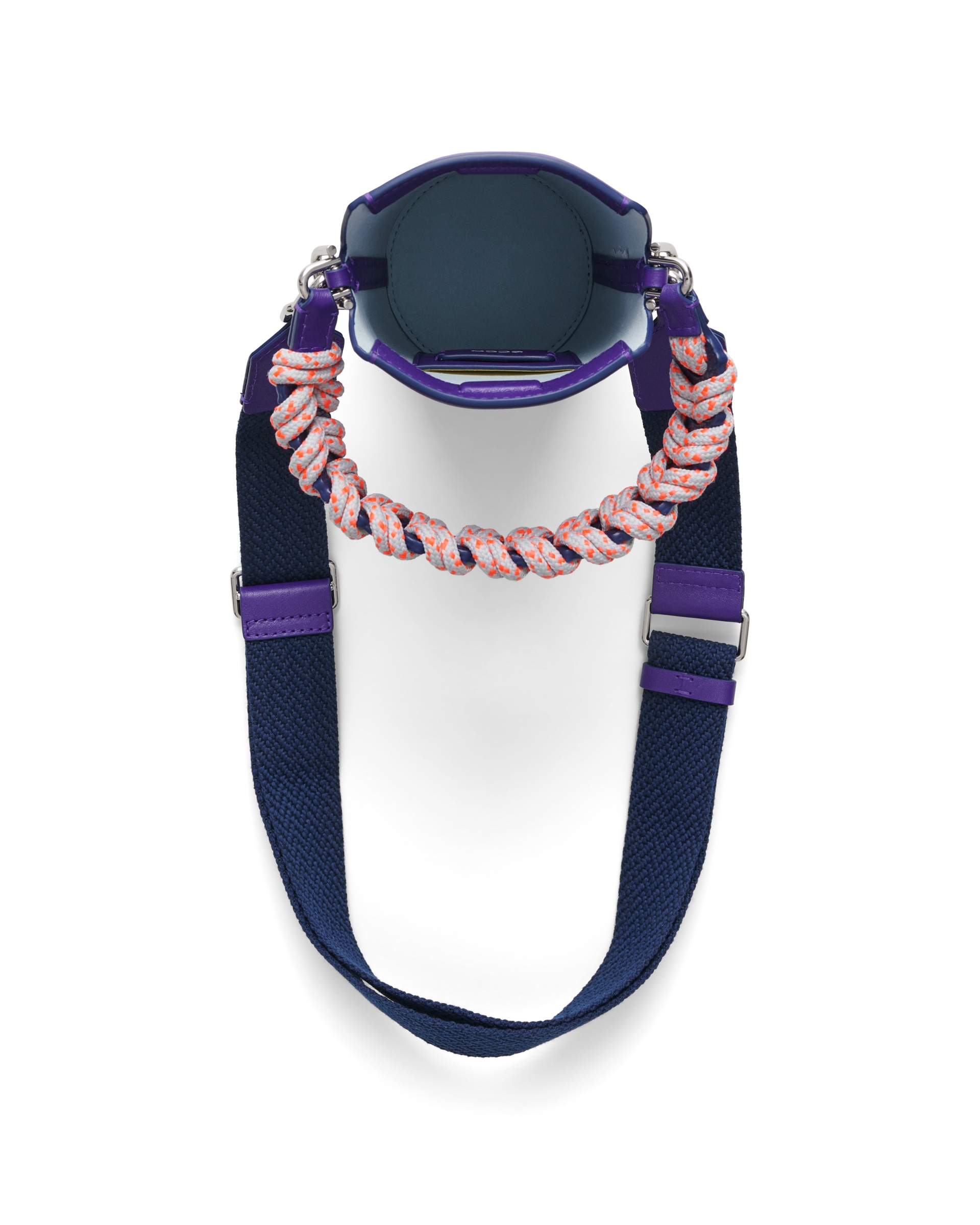ECCO® Pot Soft Pebbled Leather Crossbody Bag - Purple - Birdeye