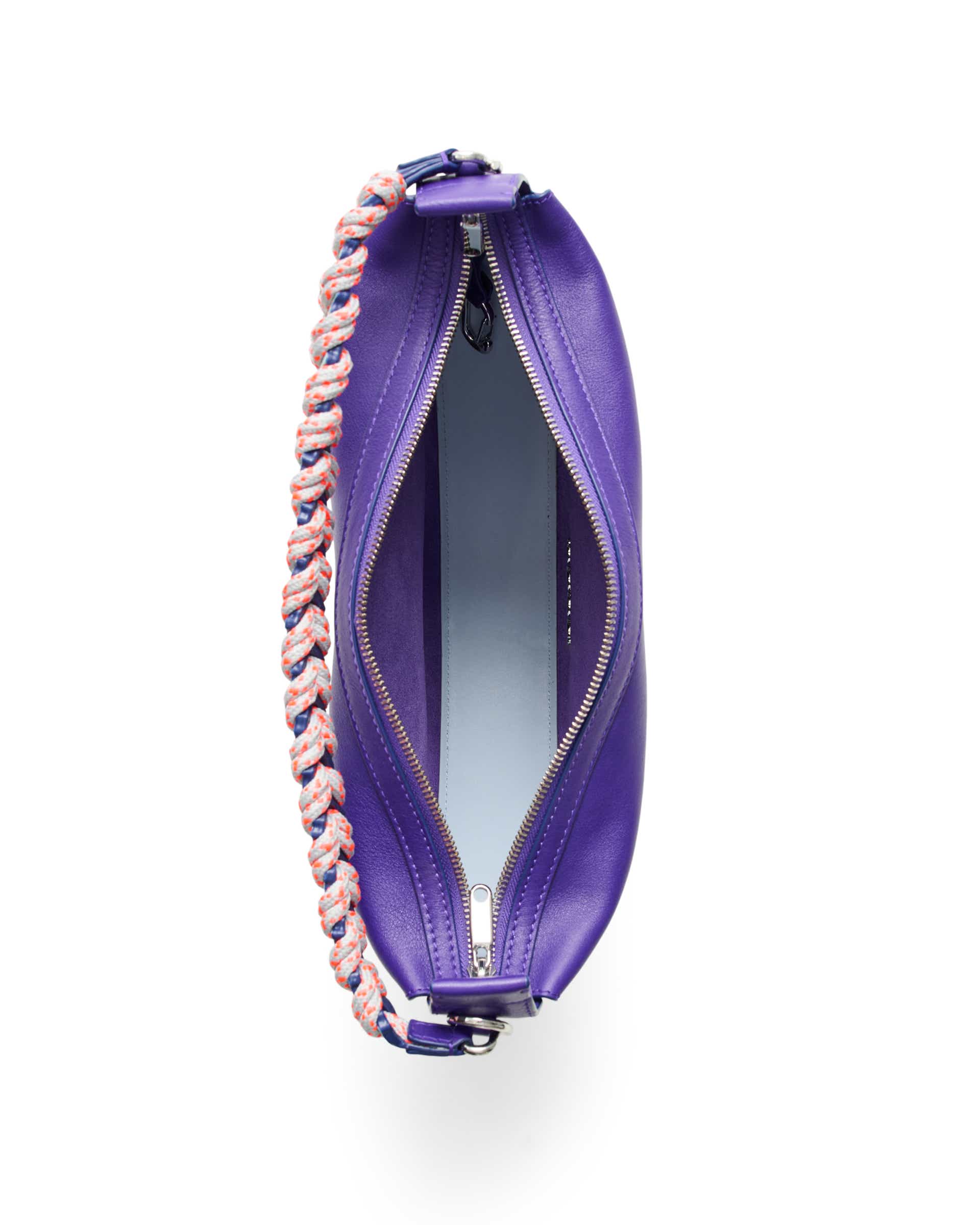 ECCO® Fortune Medium Soft Smooth Leather Crossbody Bag - Purple - Birdeye