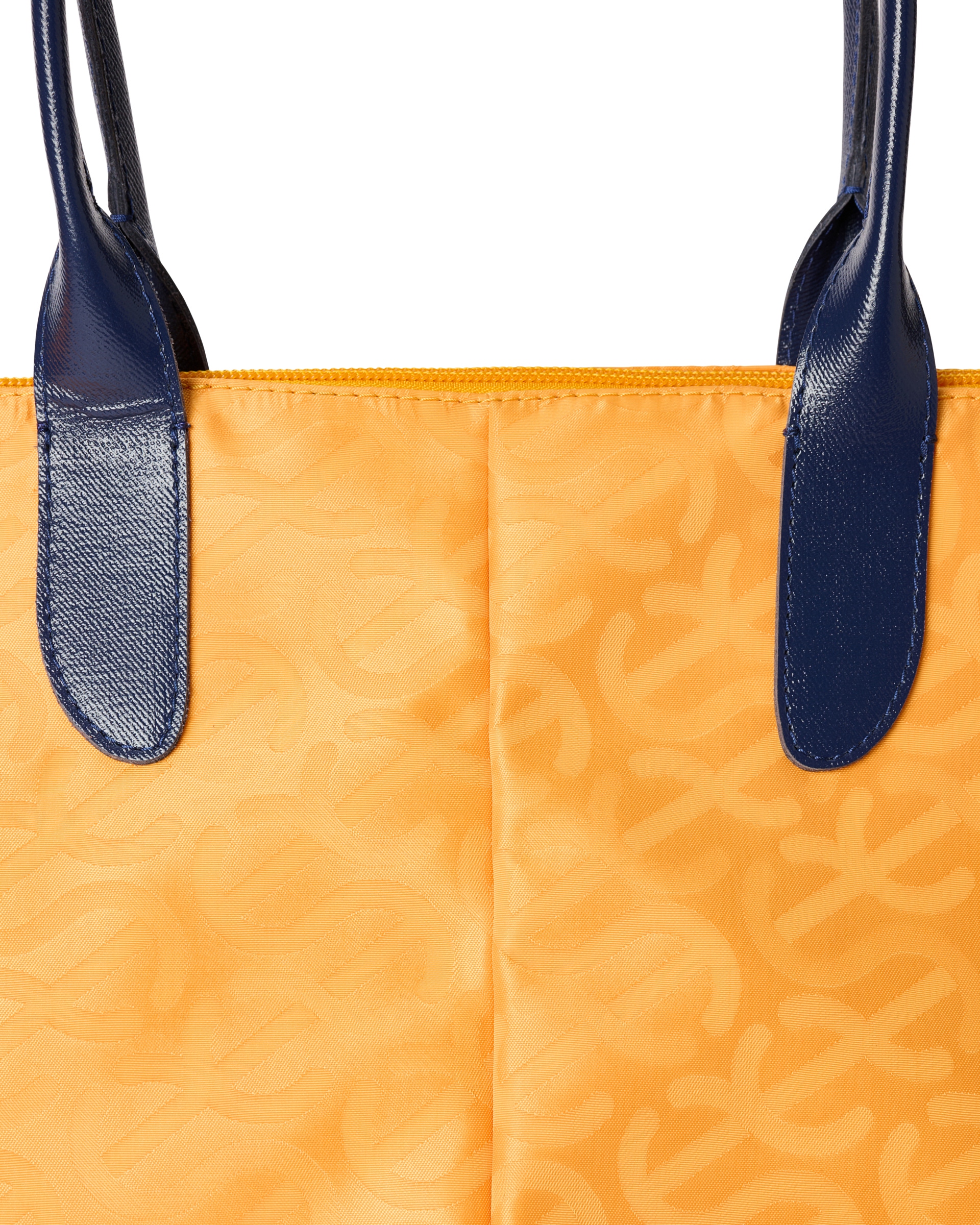 ECCO® Go Light E Wave Leather Tote Bag - Orange - Detail-1
