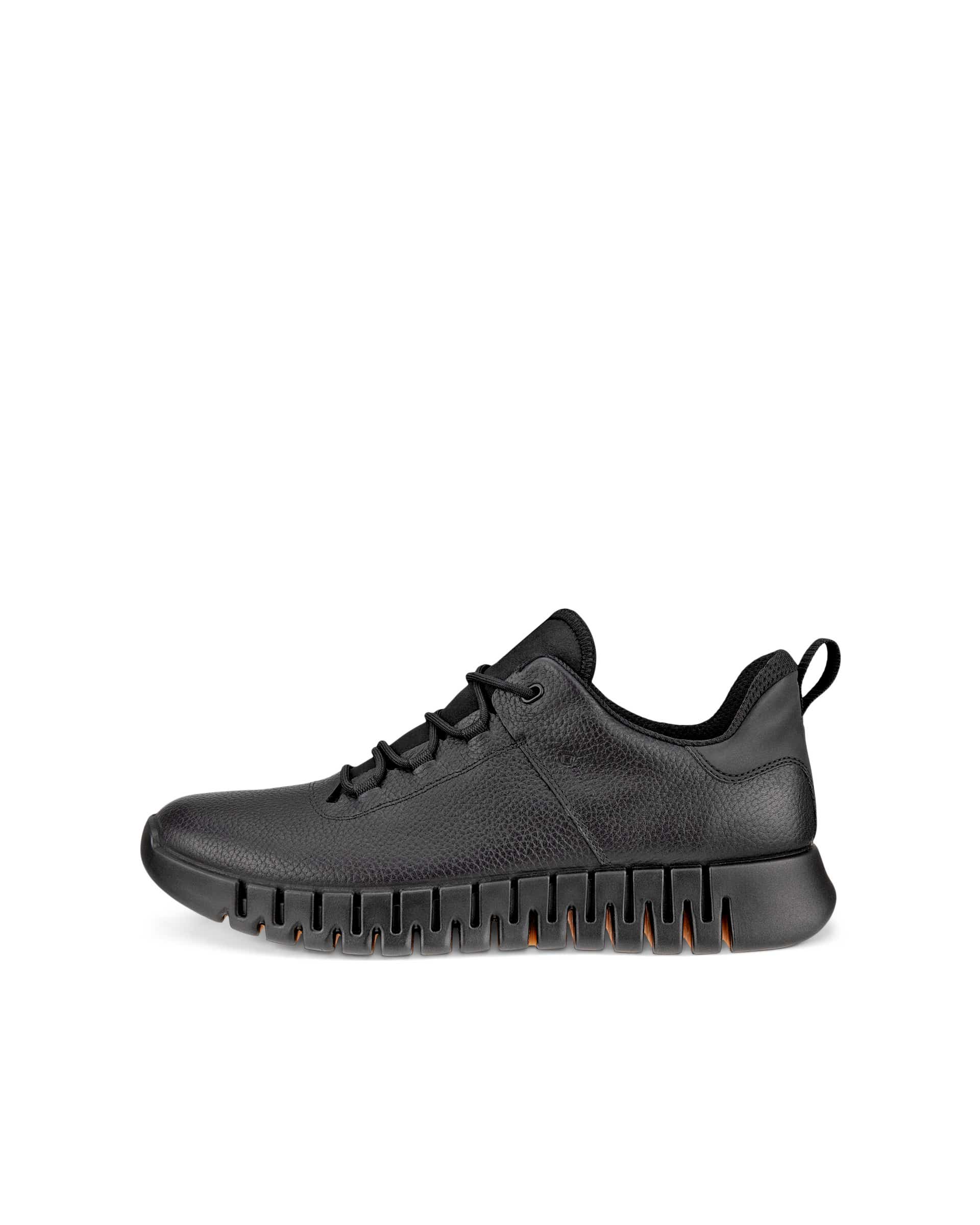Men's ECCO® Gruuv Nubuck Gore-Tex Sneaker - Brown - Outside