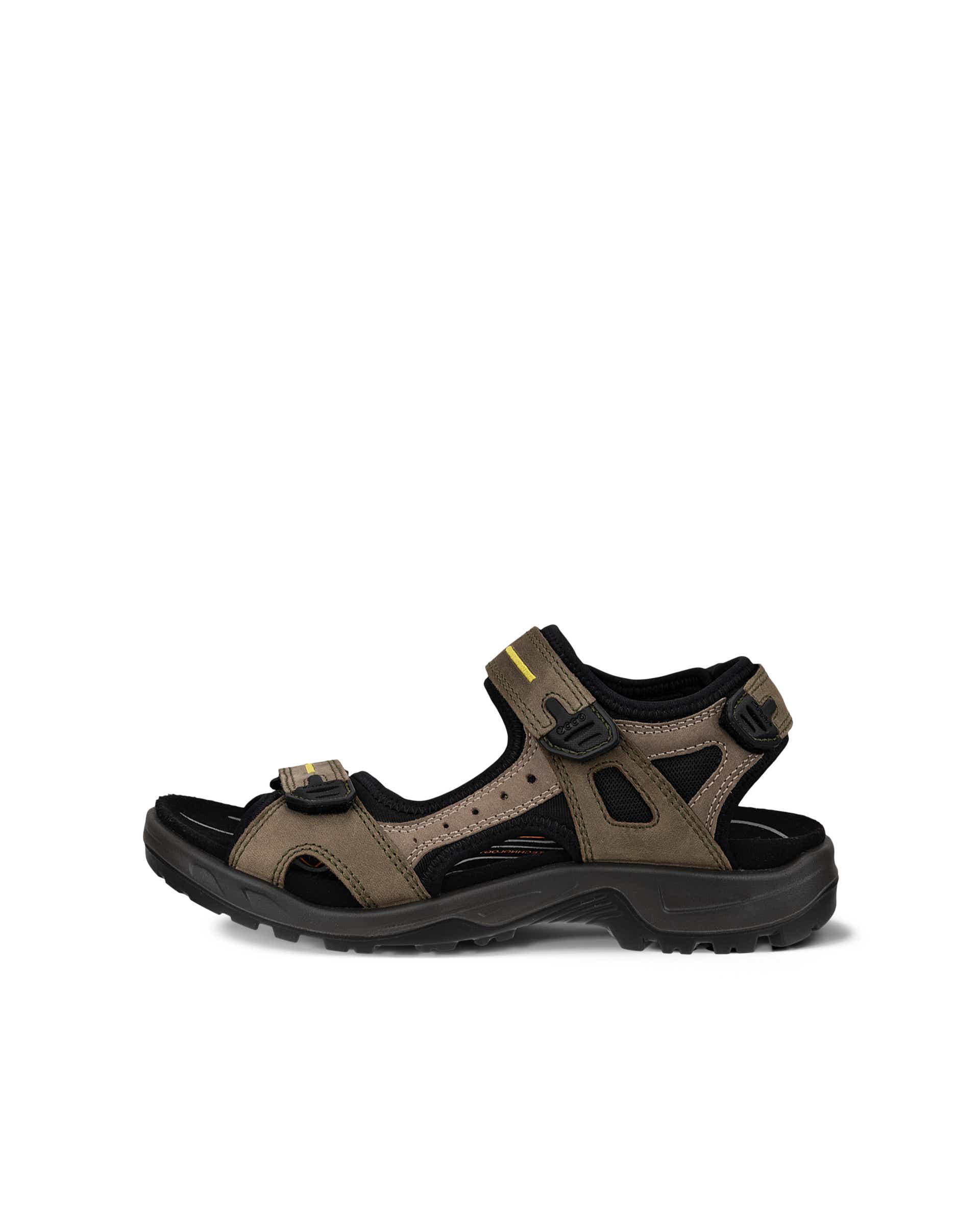 Men's ECCO® Offroad Nubuck Outdoor Sandal - Blue - Outside