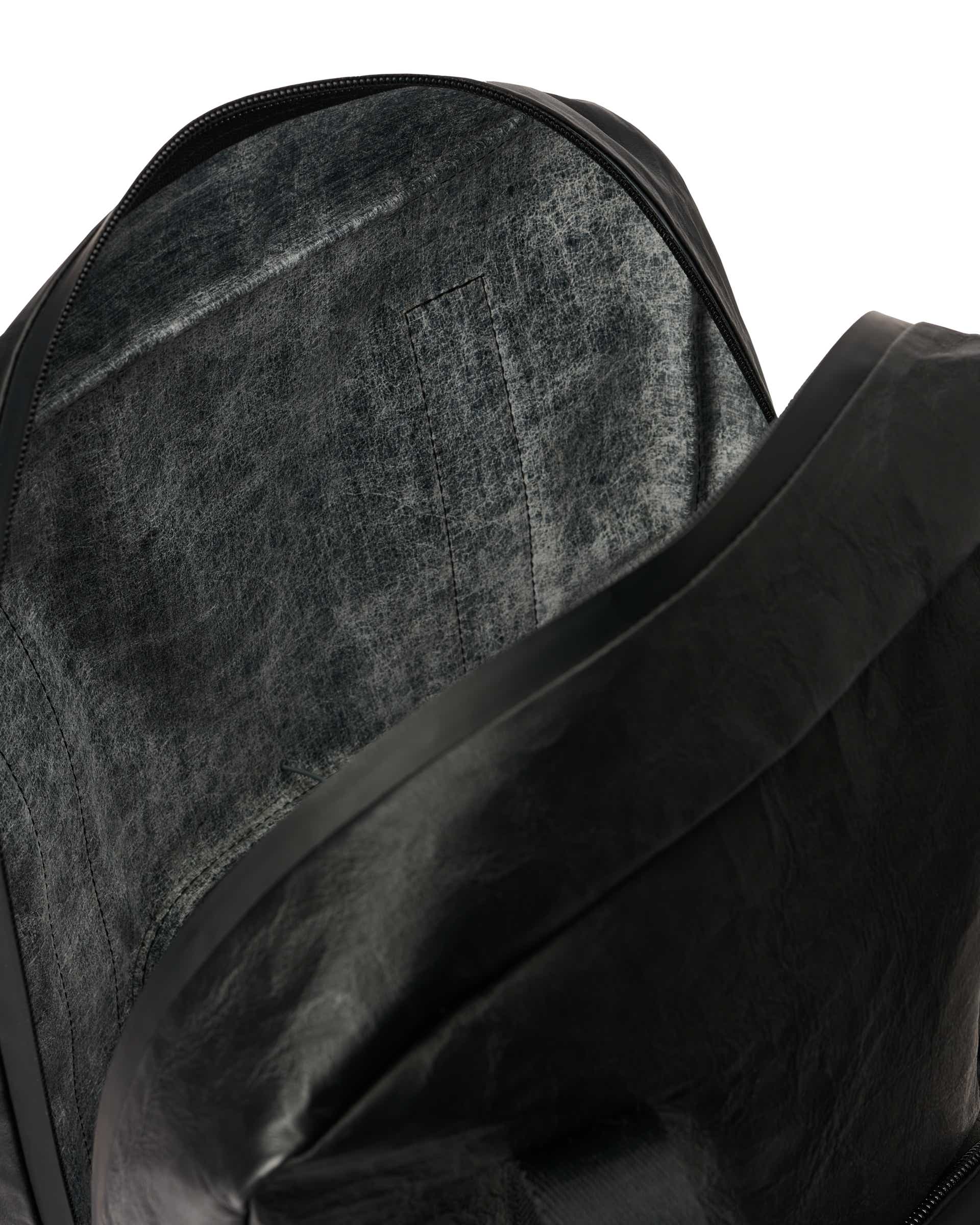 ECCO® Packable North-South Leather Tote Bag - Black - Inside