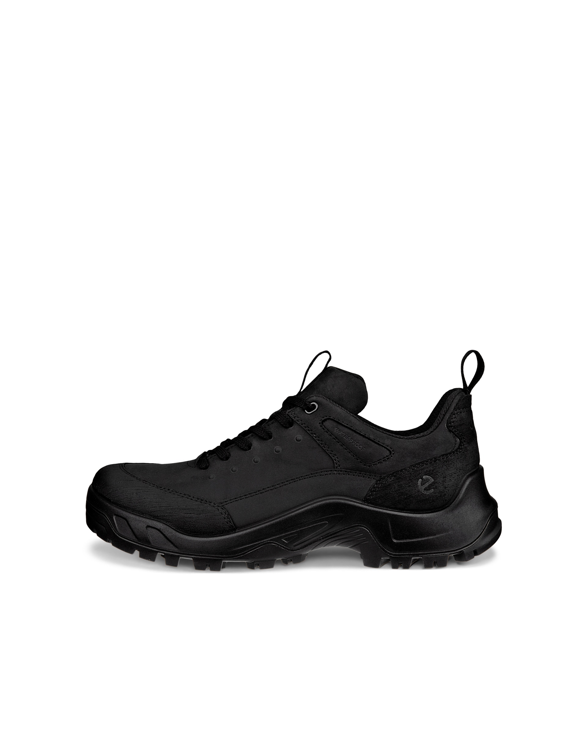 Men's ECCO® Offroad Nubuck Waterproof Outdoor Sneaker - Black - Outside
