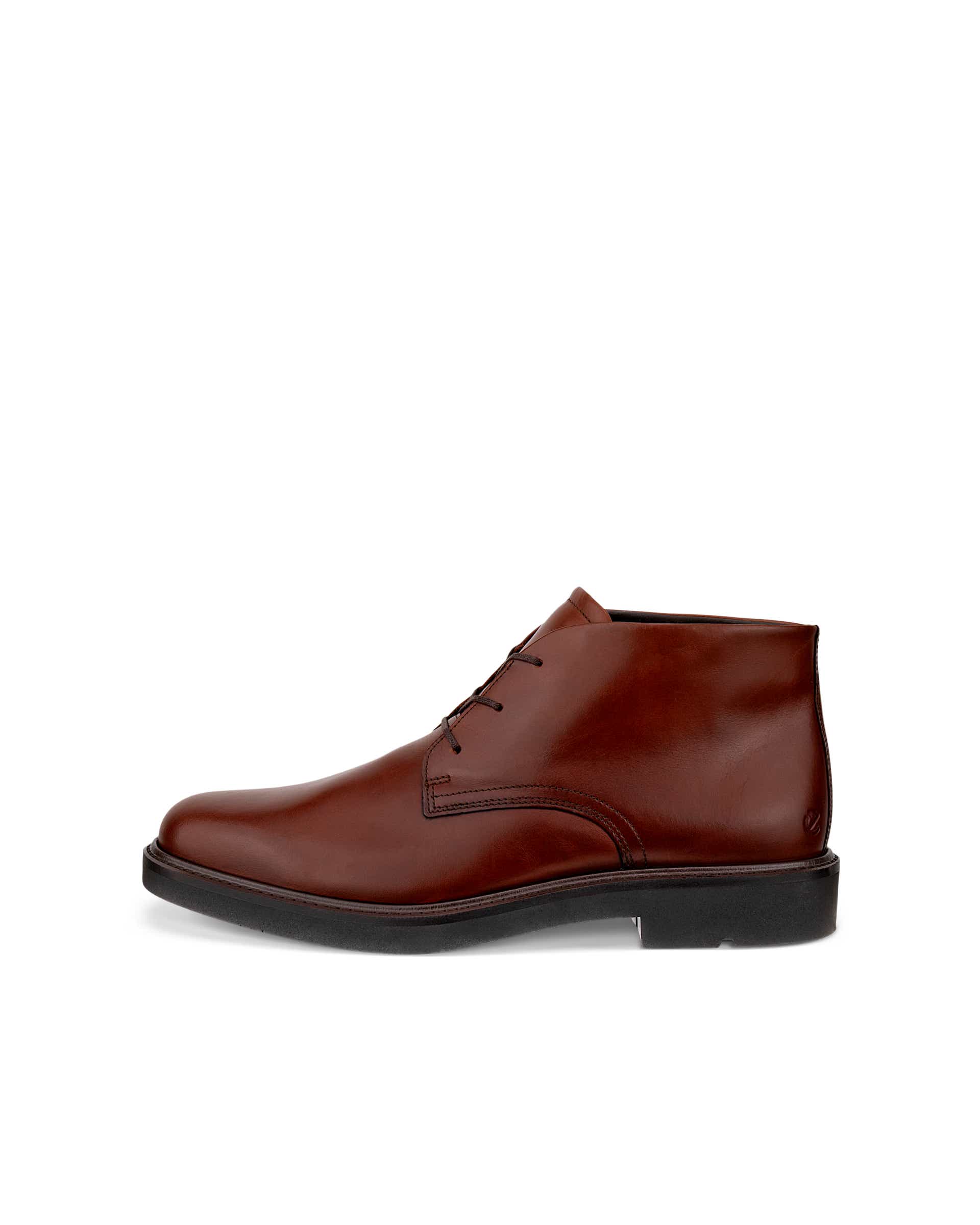 Men's ECCO® Metropole London Leather Chukka Boot - Brown - Outside