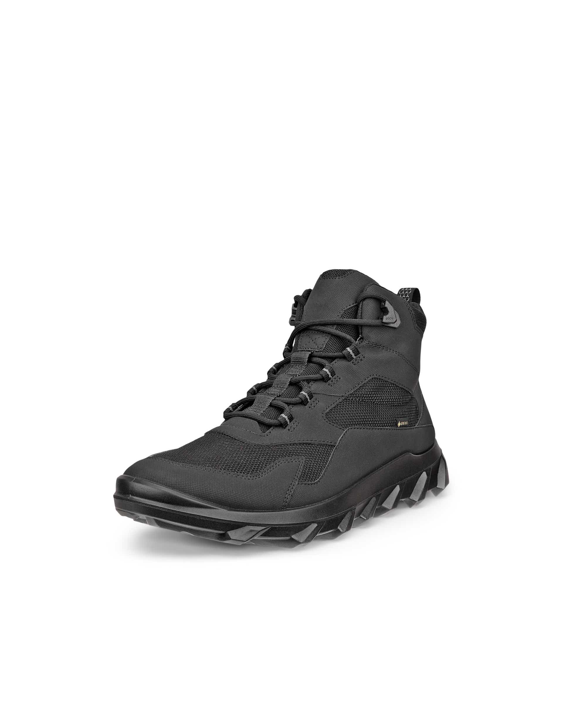 Men's ECCO® MX Gore-Tex High-Top Outdoor Sneaker - Black - Main