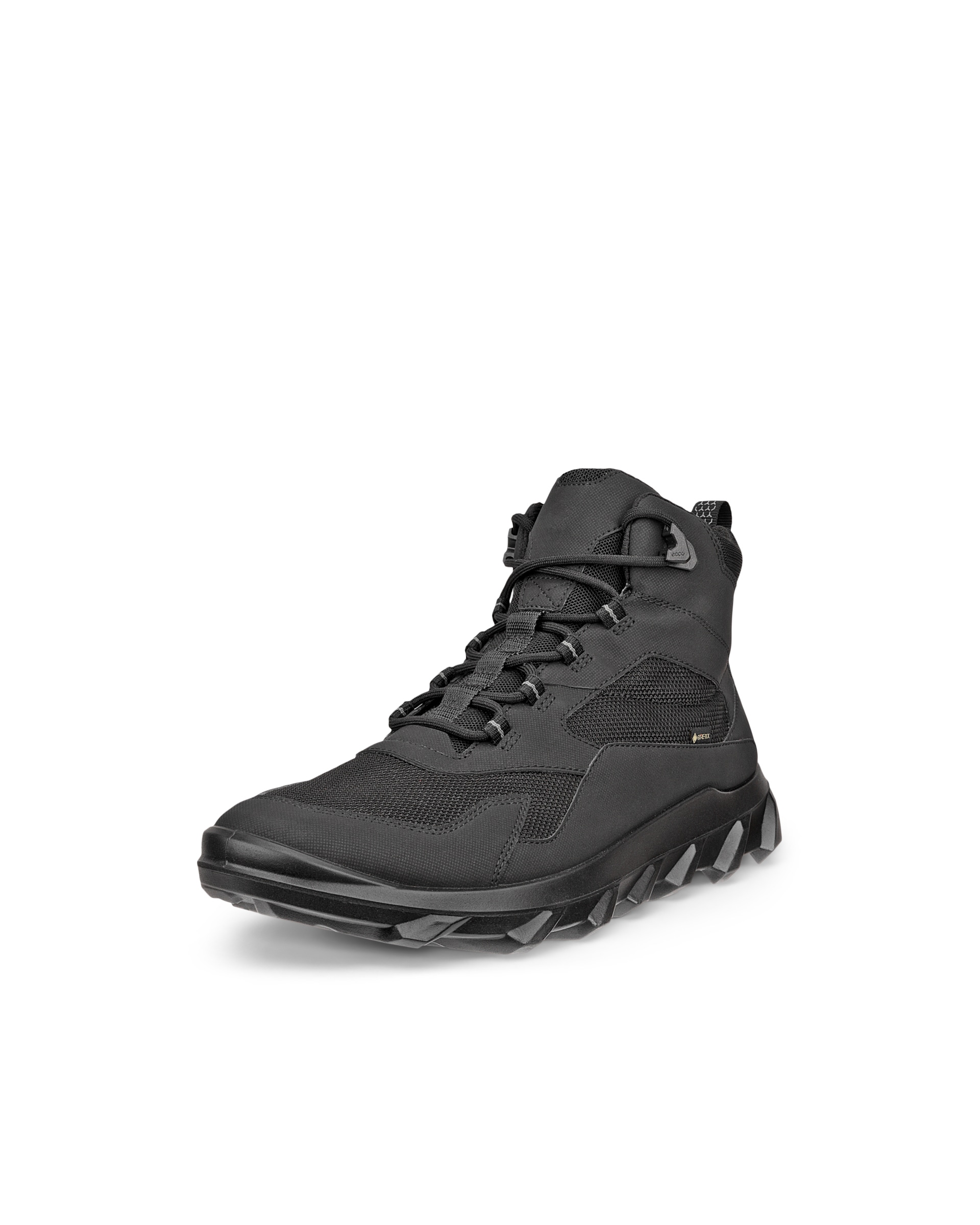 Men's ECCO® MX Gore-Tex High-Top Outdoor Sneaker - Black - Main