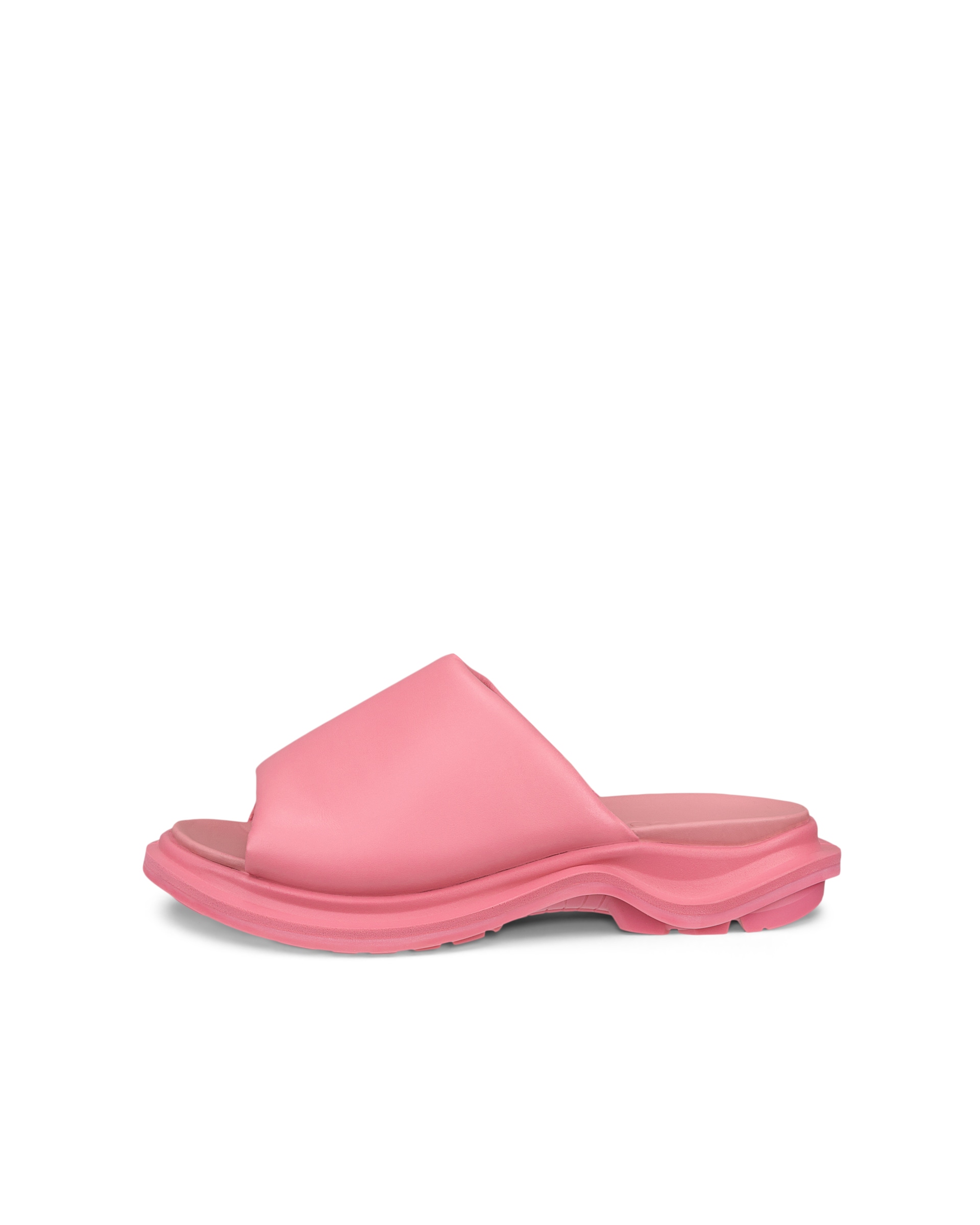 Women's ECCO® Offroad Leather Walking Sandal - Pink - Outside