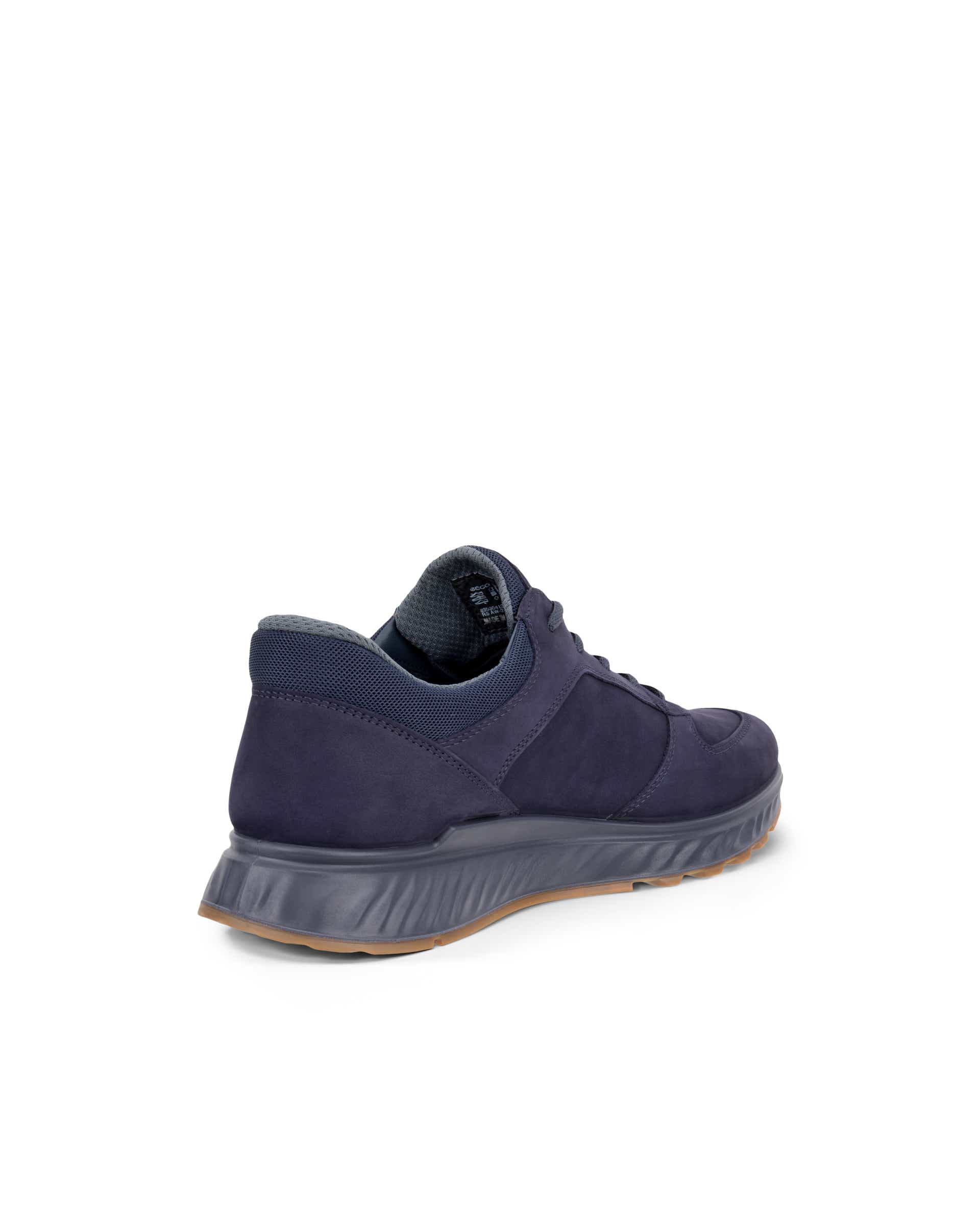 Men's ECCO® Exostride Nubuck Gore-Tex Outdoor Sneaker - Blue - Back
