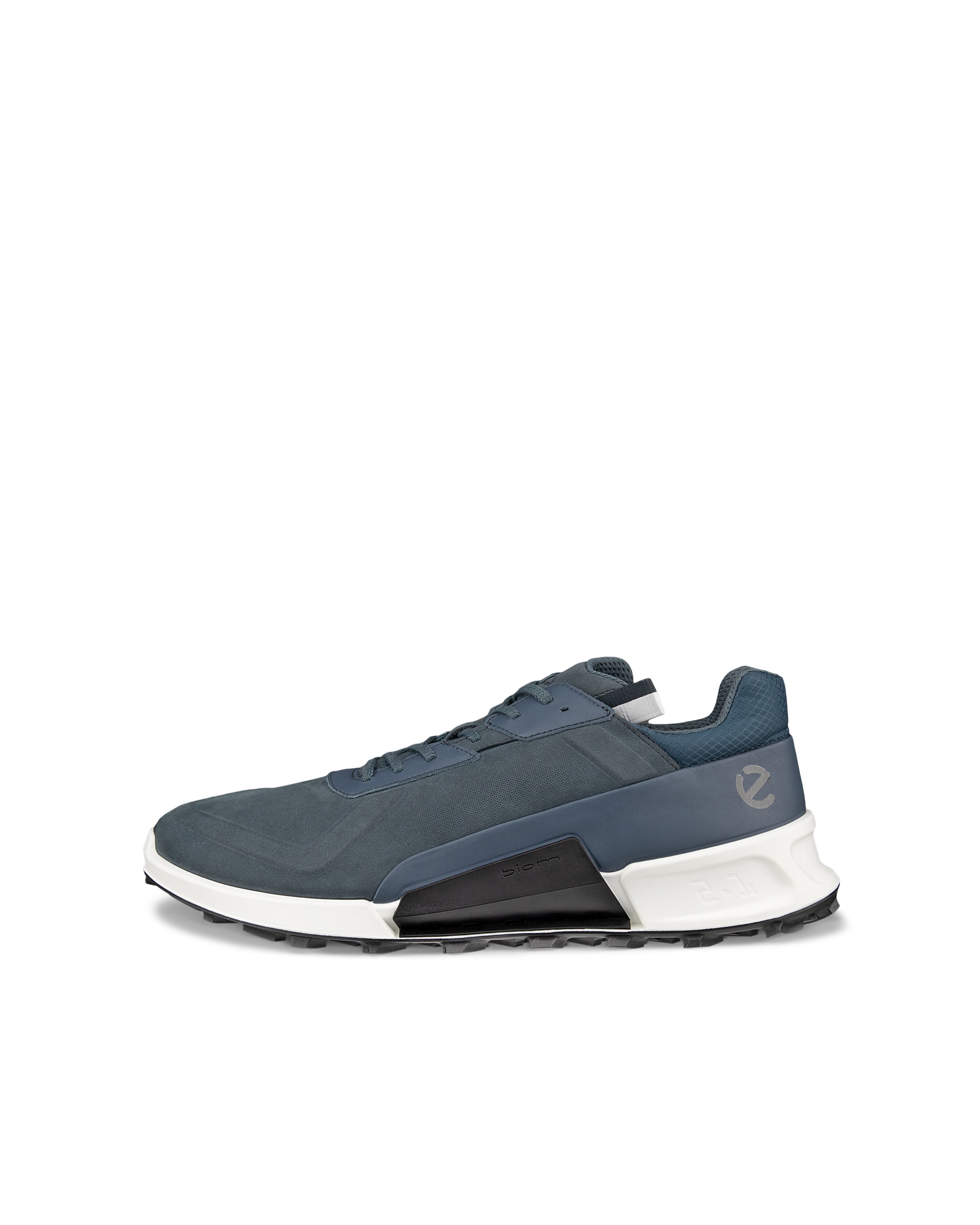 Men's ECCO® BIOM 2.1 X Mountain Nubuck Hiking Shoe - Blue - Outside