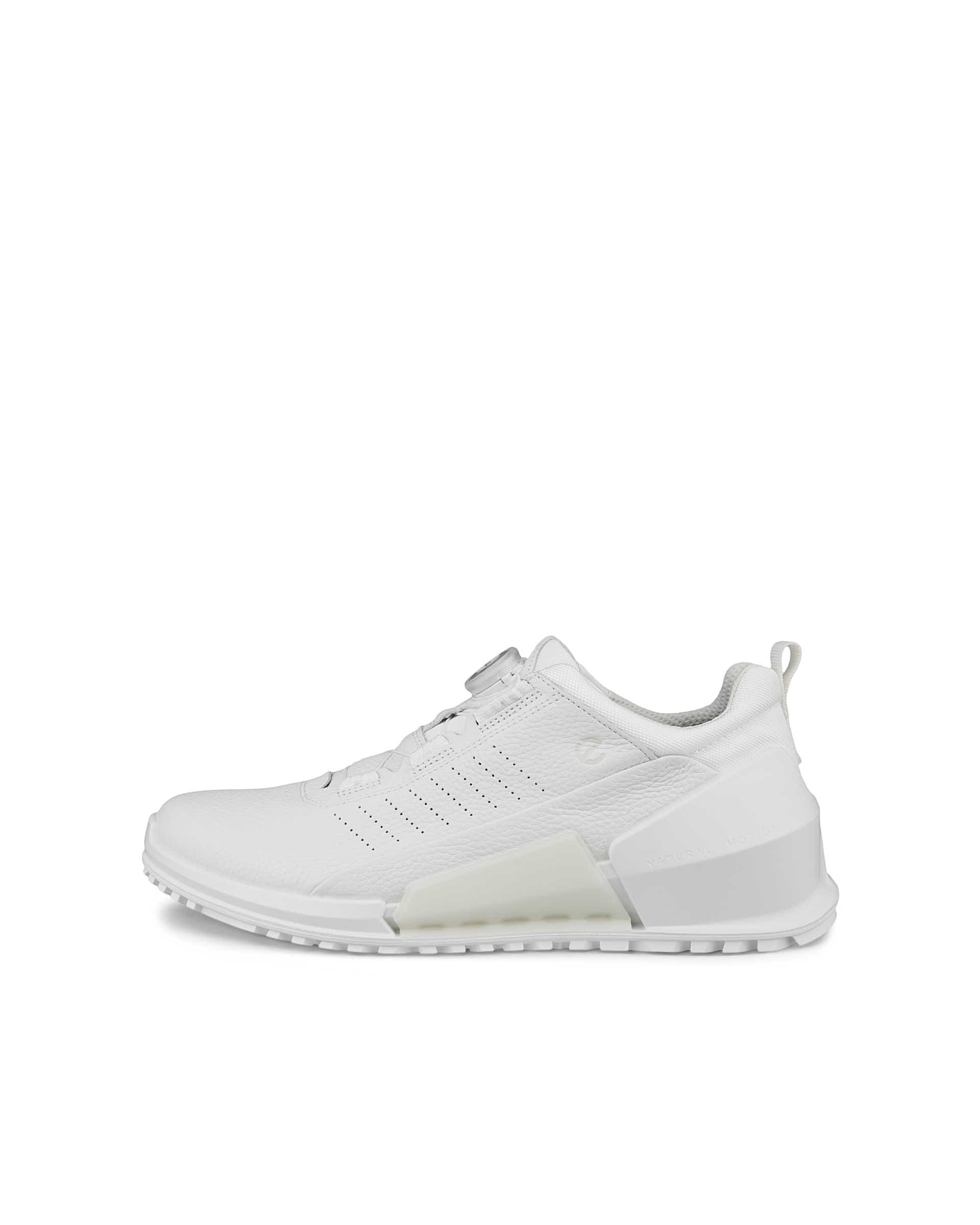 Men's ECCO® BIOM 2.0 Leather Sneaker - White - Outside
