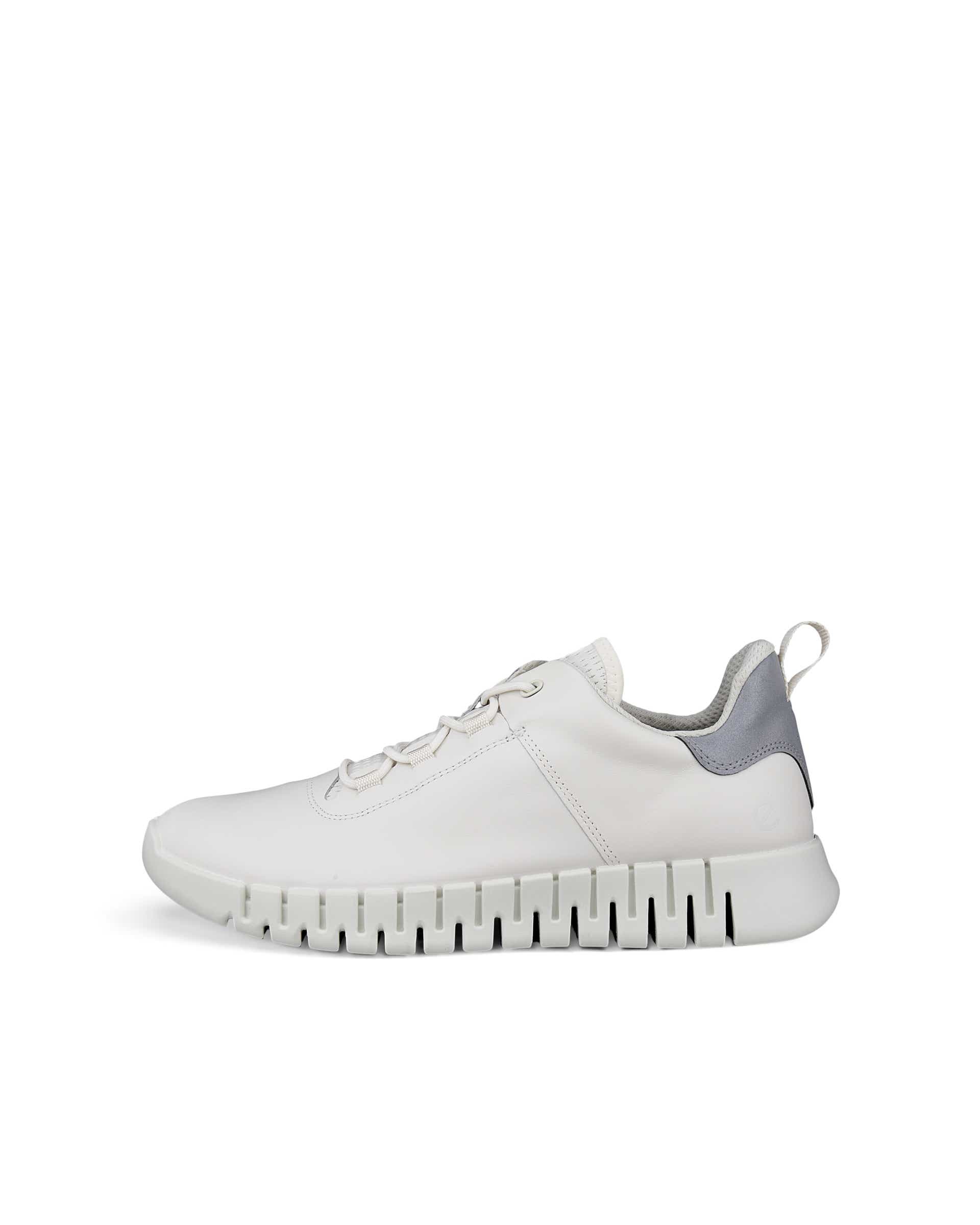 Men's ECCO® Gruuv Leather Sneaker - Black - Outside