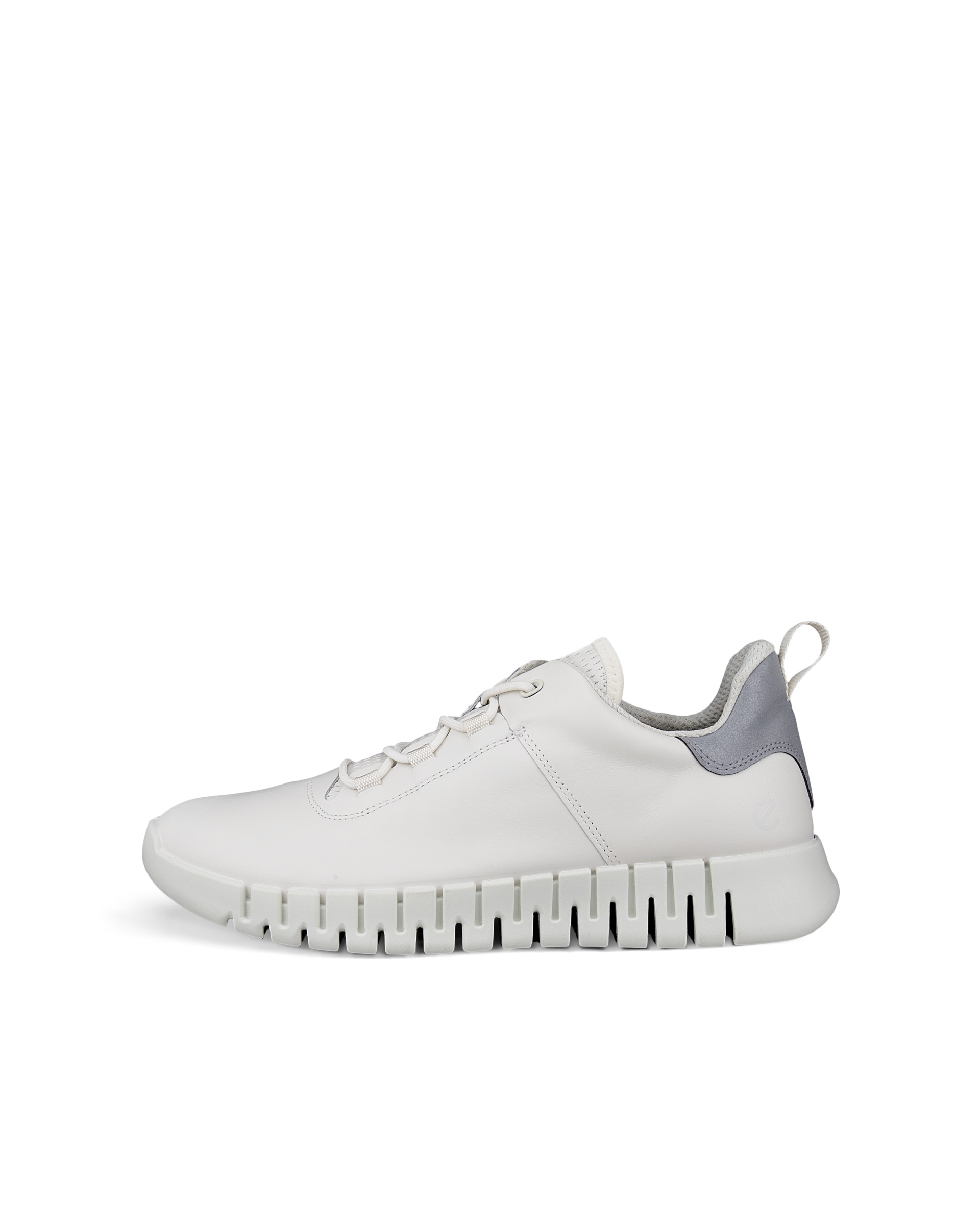 Men's ECCO® Gruuv Leather Sneaker - White - Outside