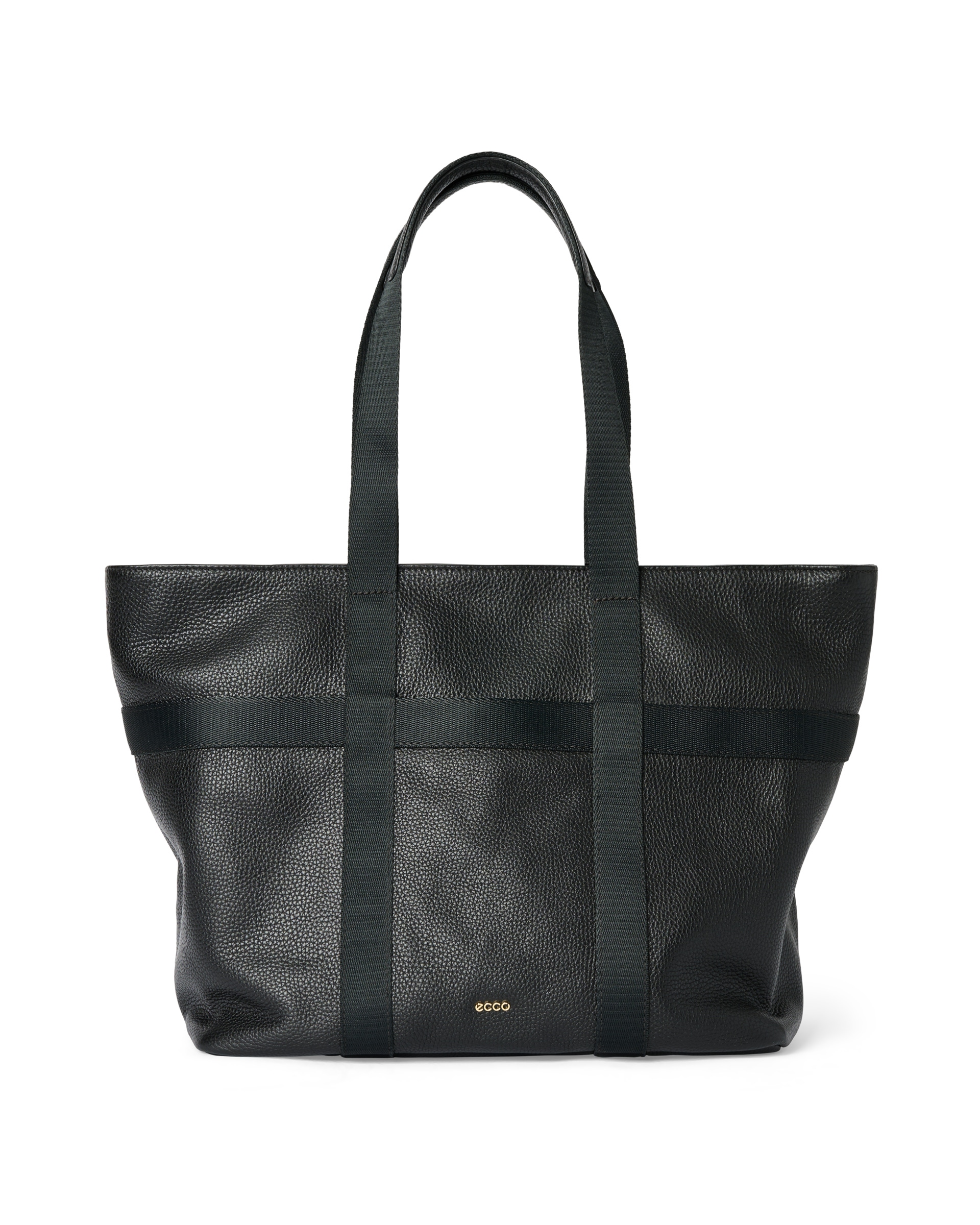 ECCO® Globetrotter Leather Tote Bag - Black - Main