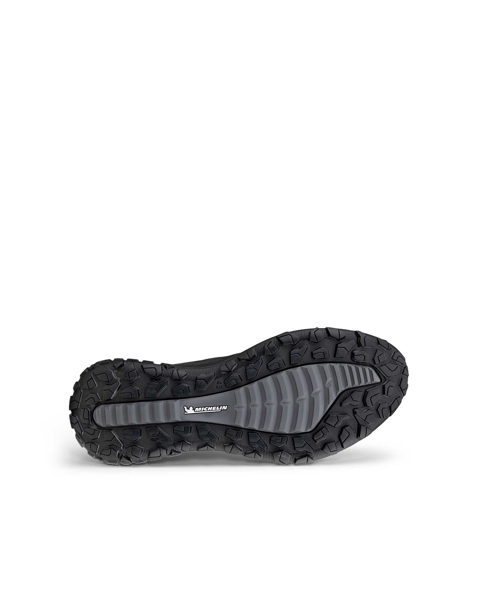 Men's ECCO® ULT-TRN Nubuck Waterproof Hiking Shoe - Black - Sole