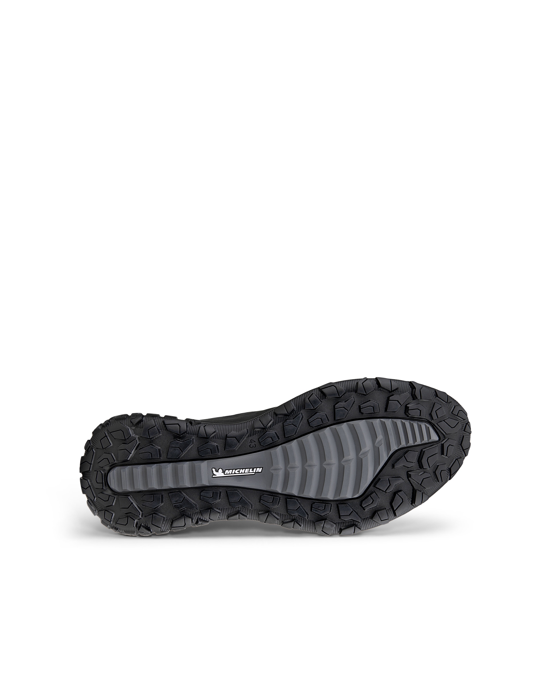 Men's ECCO® ULT-TRN Nubuck Waterproof Hiking Shoe - Black - Sole