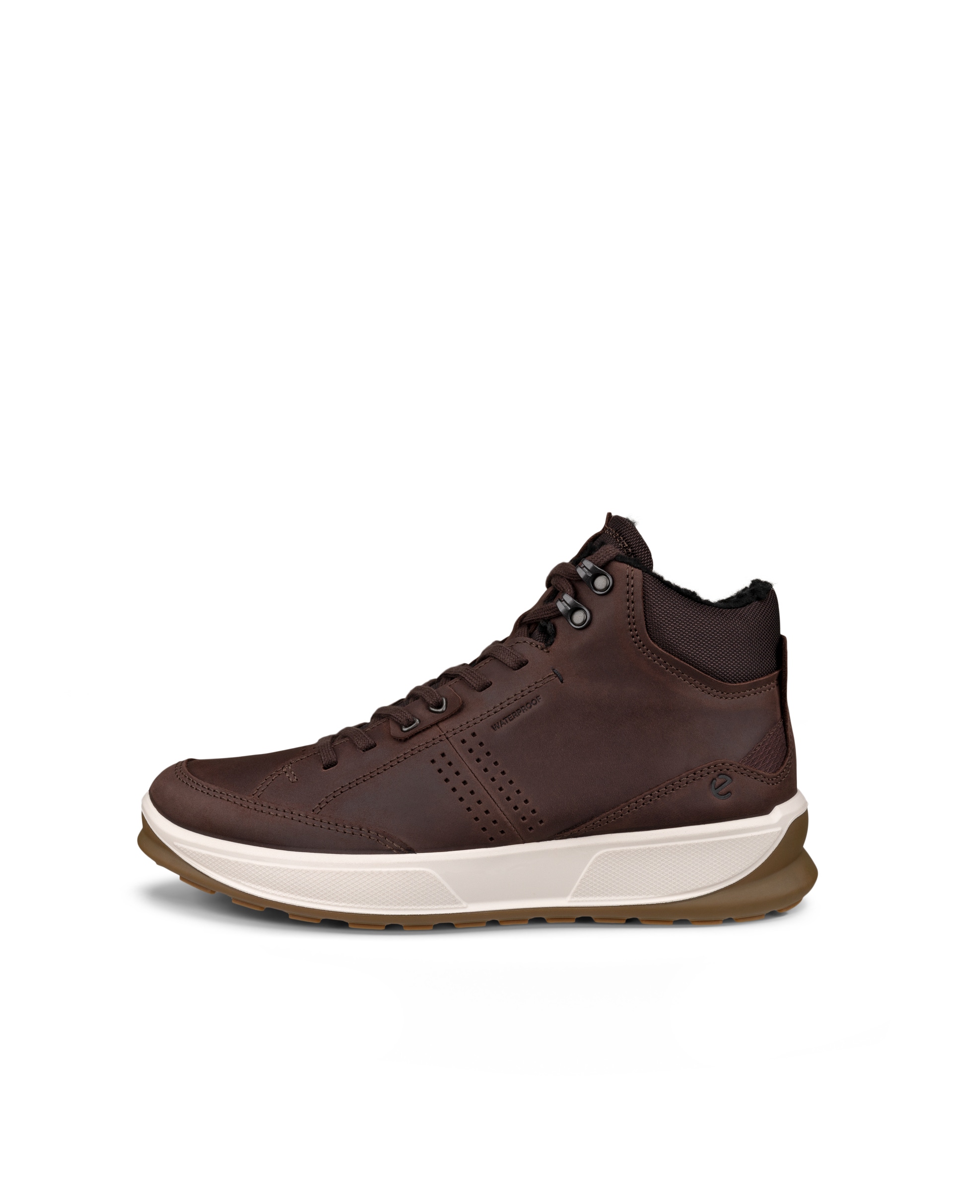 Men's ECCO® Byway 2.0 Nubuck Waterproof Ankle Boot - Brown - Outside