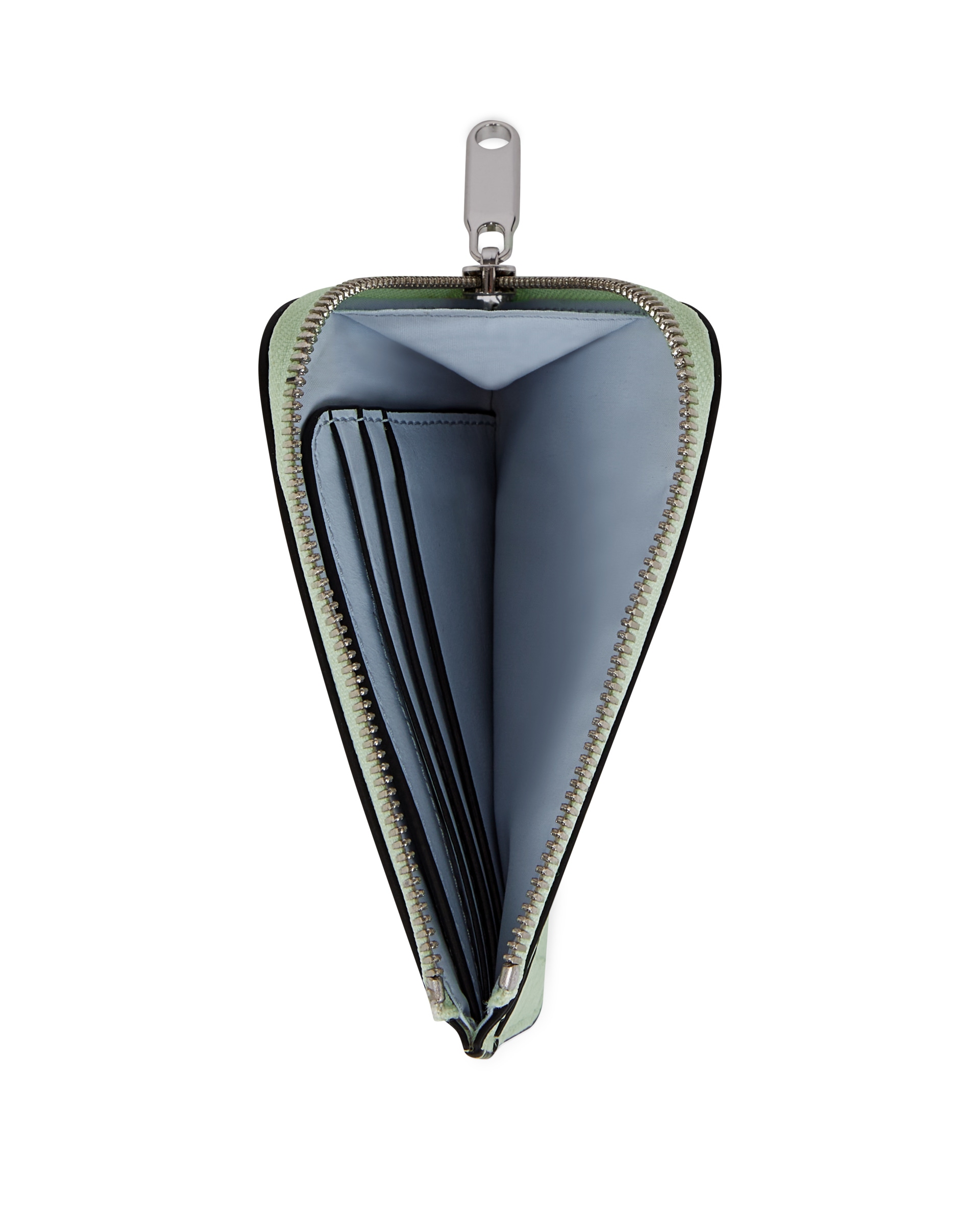ECCO® Zipped Leather Card Case - Green - Birdeye