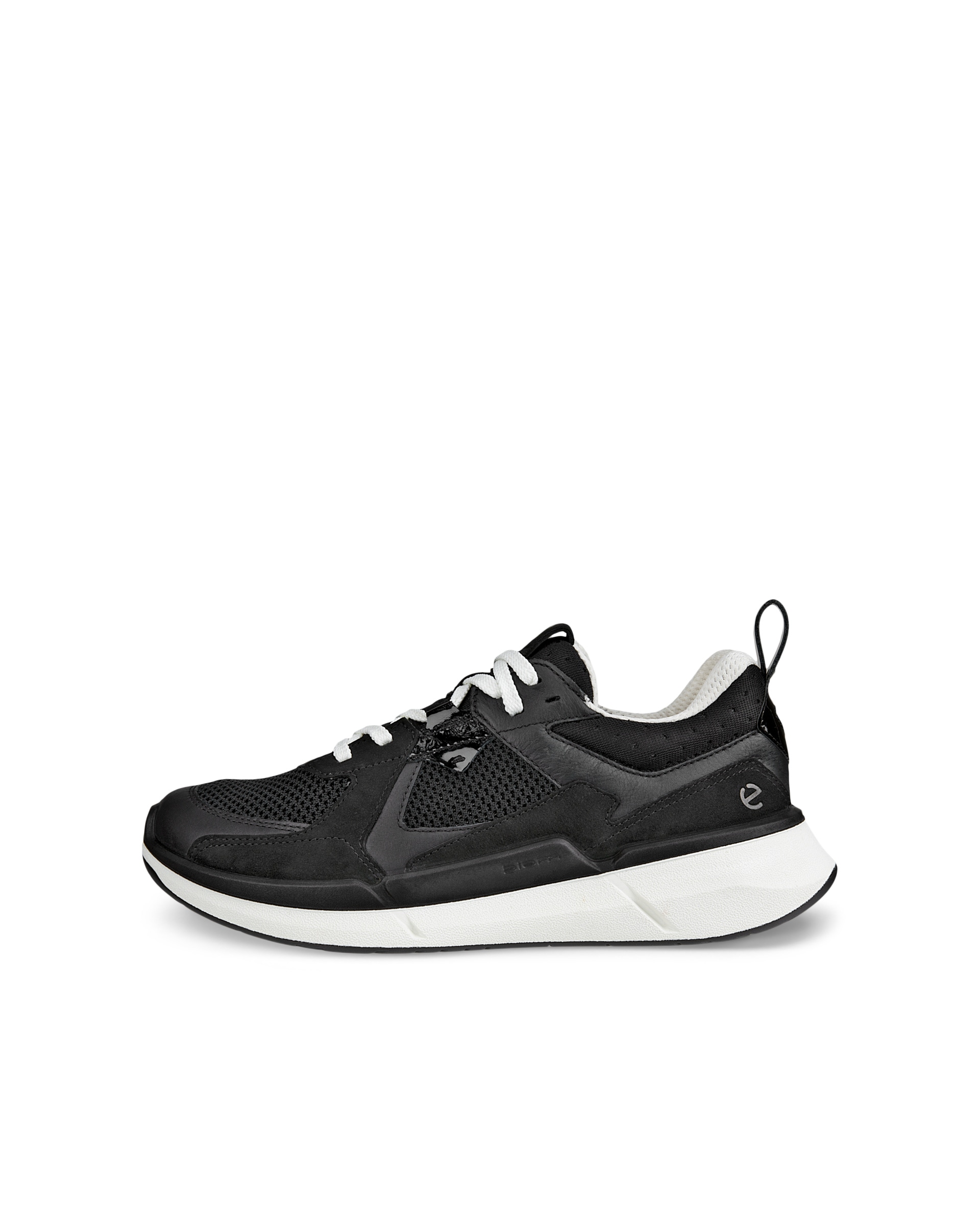 Women's ECCO® BIOM 2.2 Leather Sneaker - Black - Outside