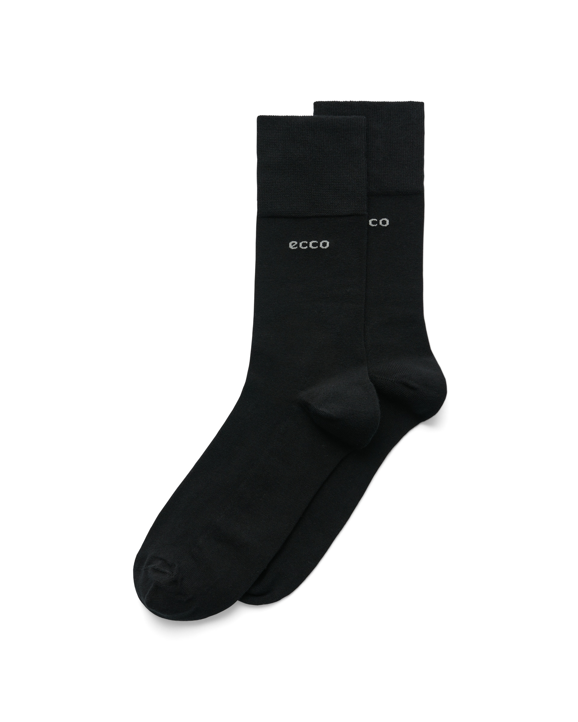 Unisex ECCO® Classic Longlife Mid-Cut Socks - Black - Main
