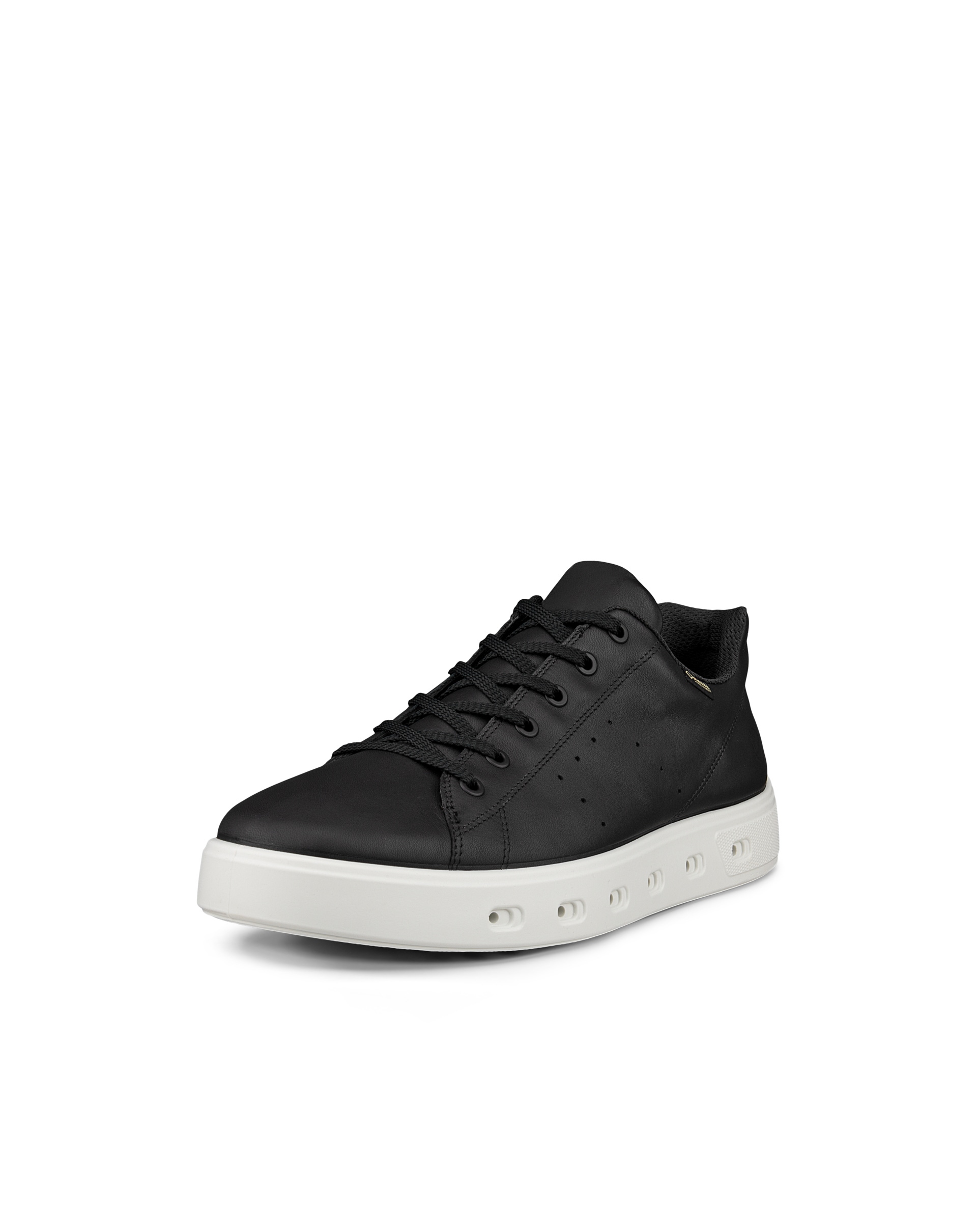 Men's ECCO® Street 720 Leather Gore-Tex Sneaker - Black - Main