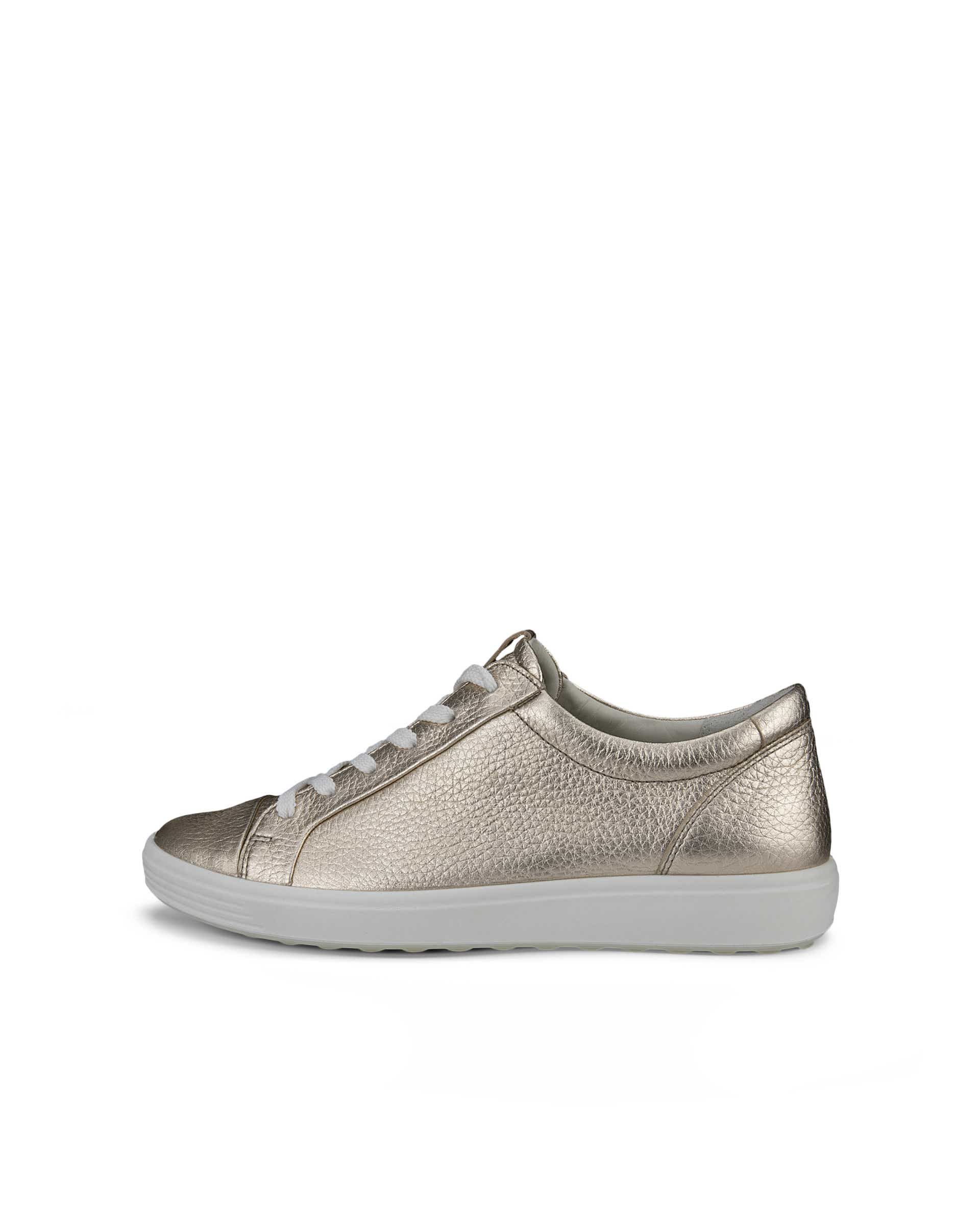 Women's ECCO® Soft 7 Leather Sneaker - Multicolour - Outside
