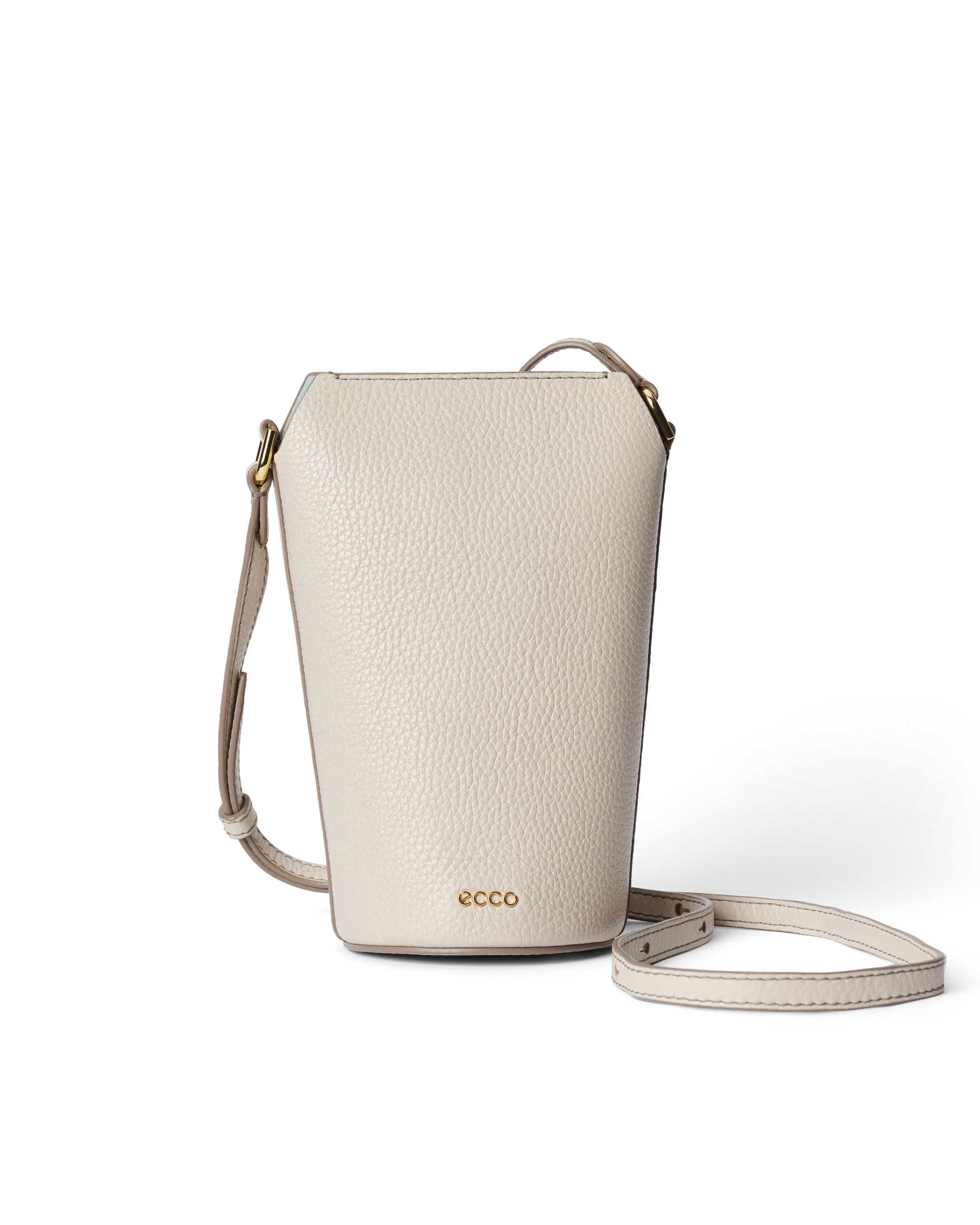 ECCO® Pot Pebbled Leather Crossbody Bag - Red - Main