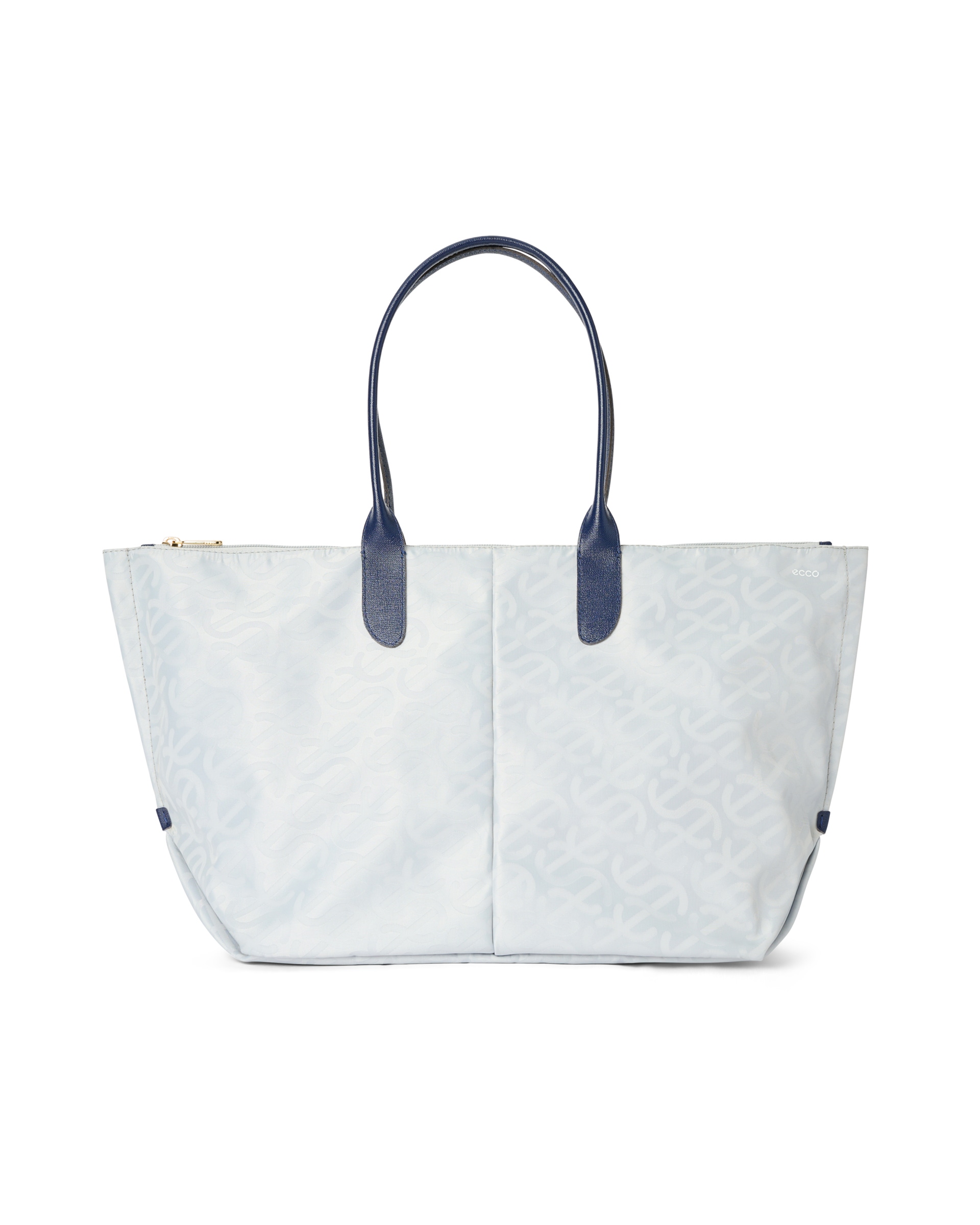 ECCO® Go Light E Wave Leather Tote Bag - Grey - Main