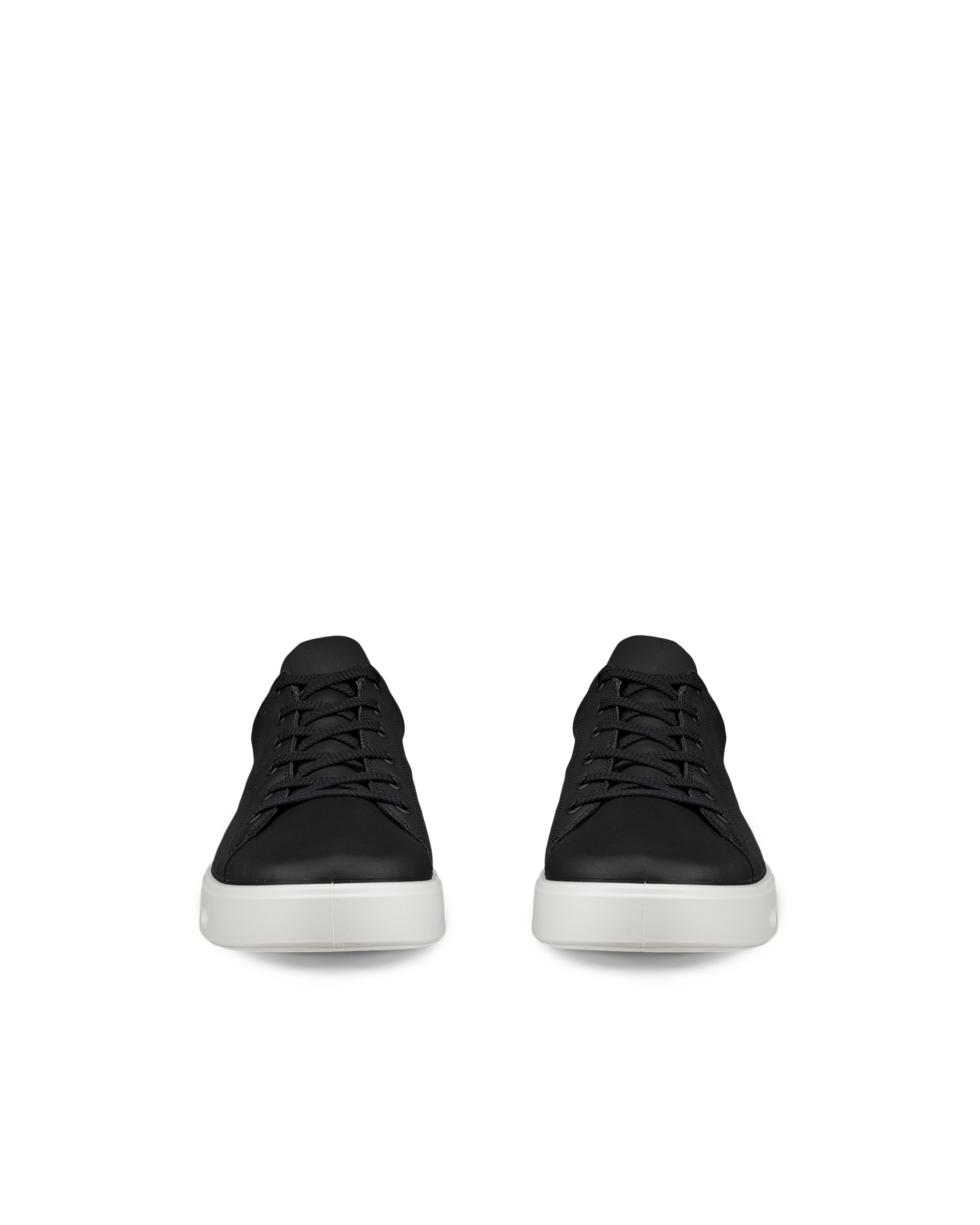 Men's ECCO® Street 720 Leather Gore-Tex Sneaker - Black - Front pair