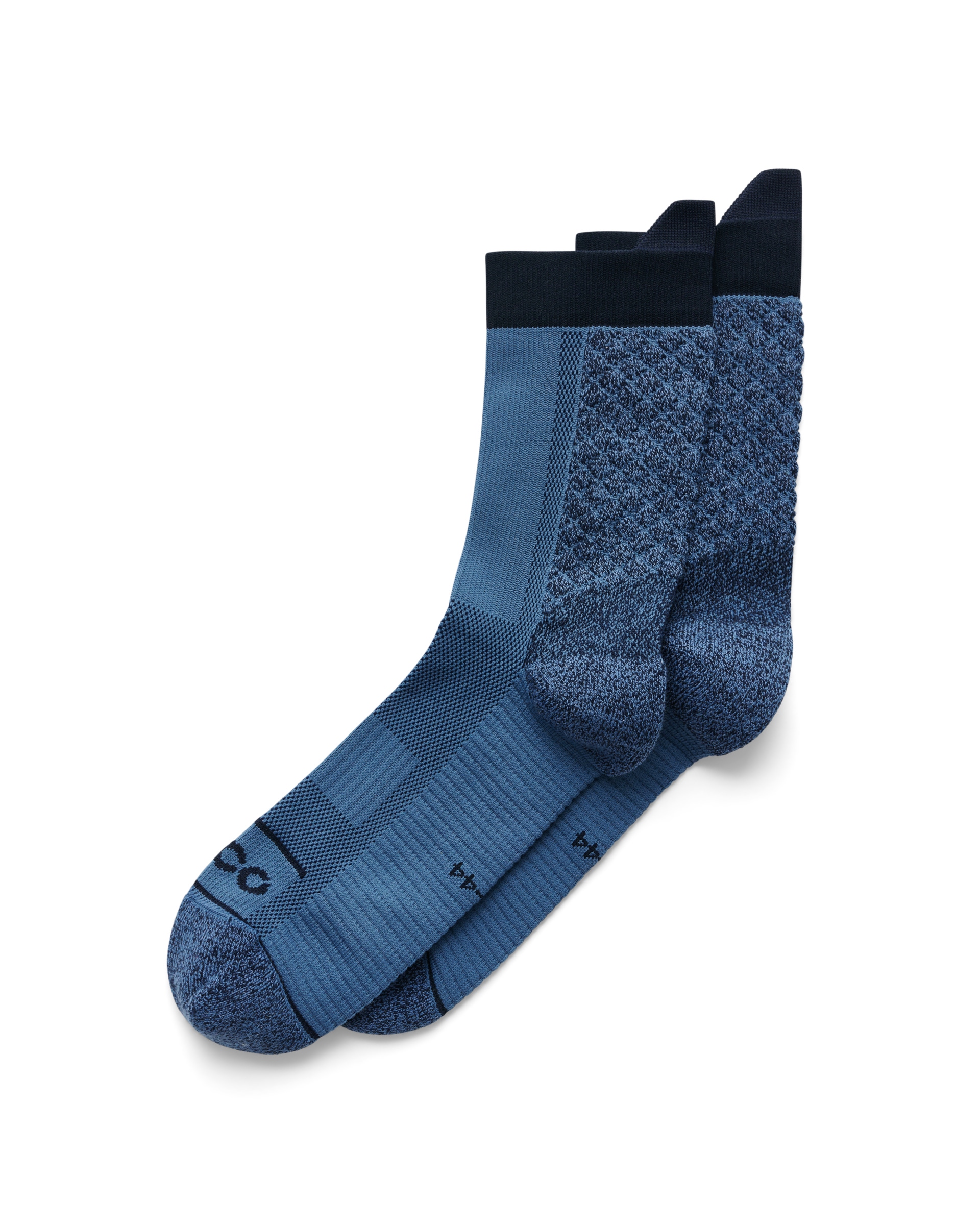 Unisex ECCO® Tech Hiking Mid-Cut Socks - Blue - Main