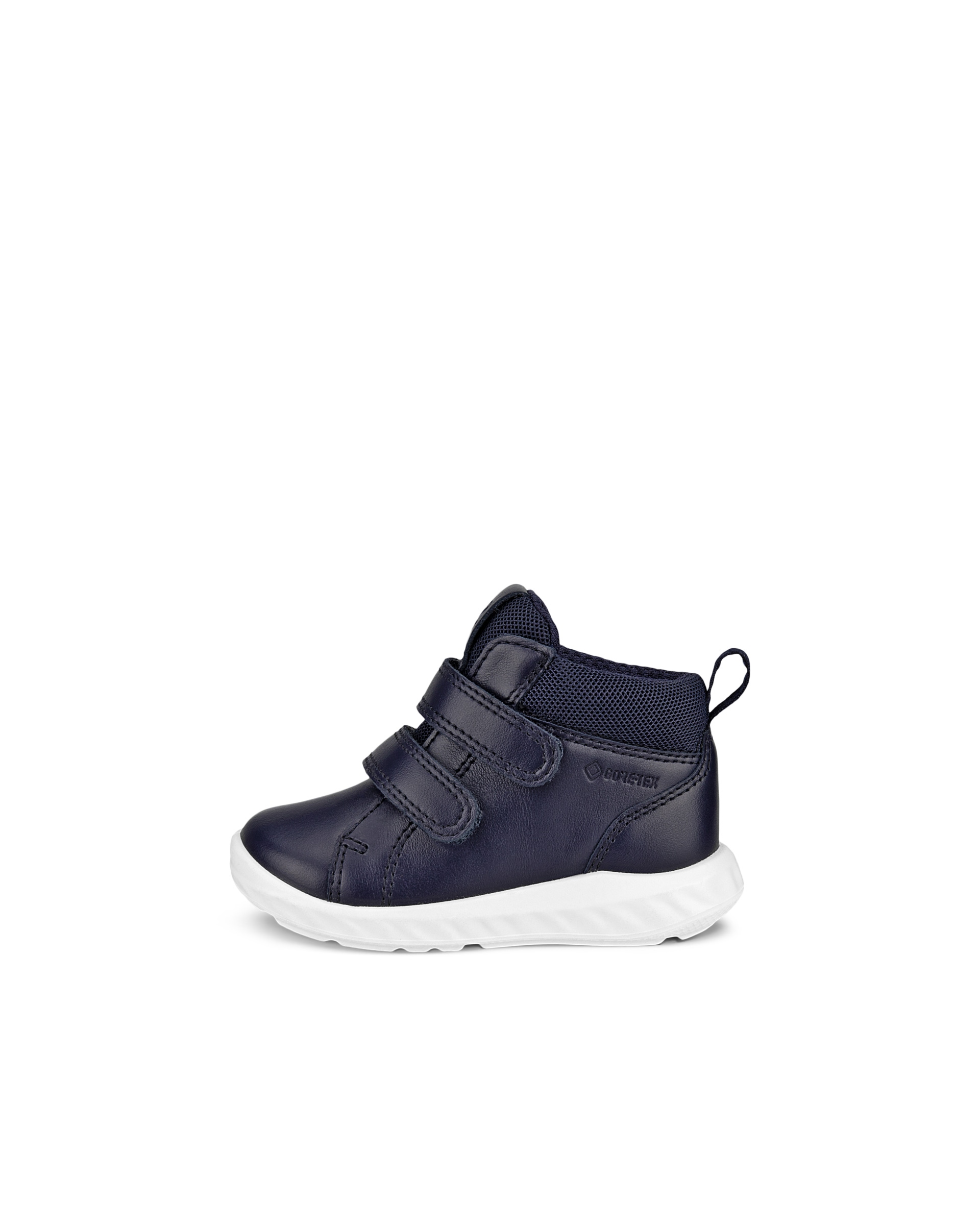 Kids' ECCO® SP.1 Lite Leather Gore-Tex Hook & Loop Sneaker - Blue - Outside