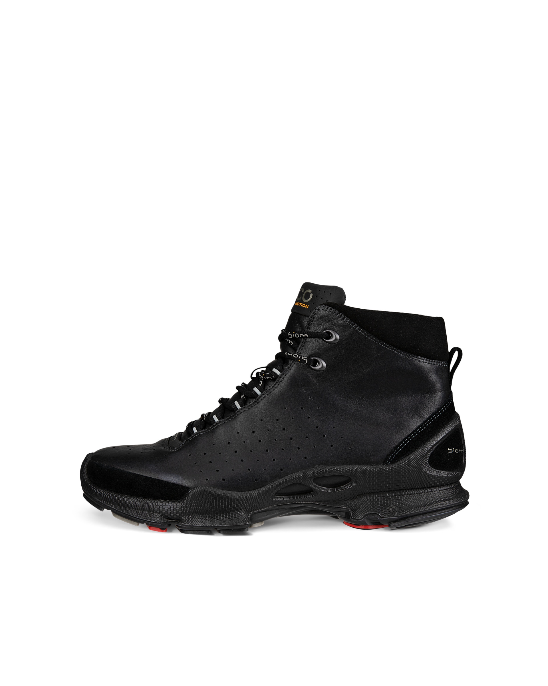 Men's ECCO® BIOM C Leather Outdoor Boot - Black - Outside