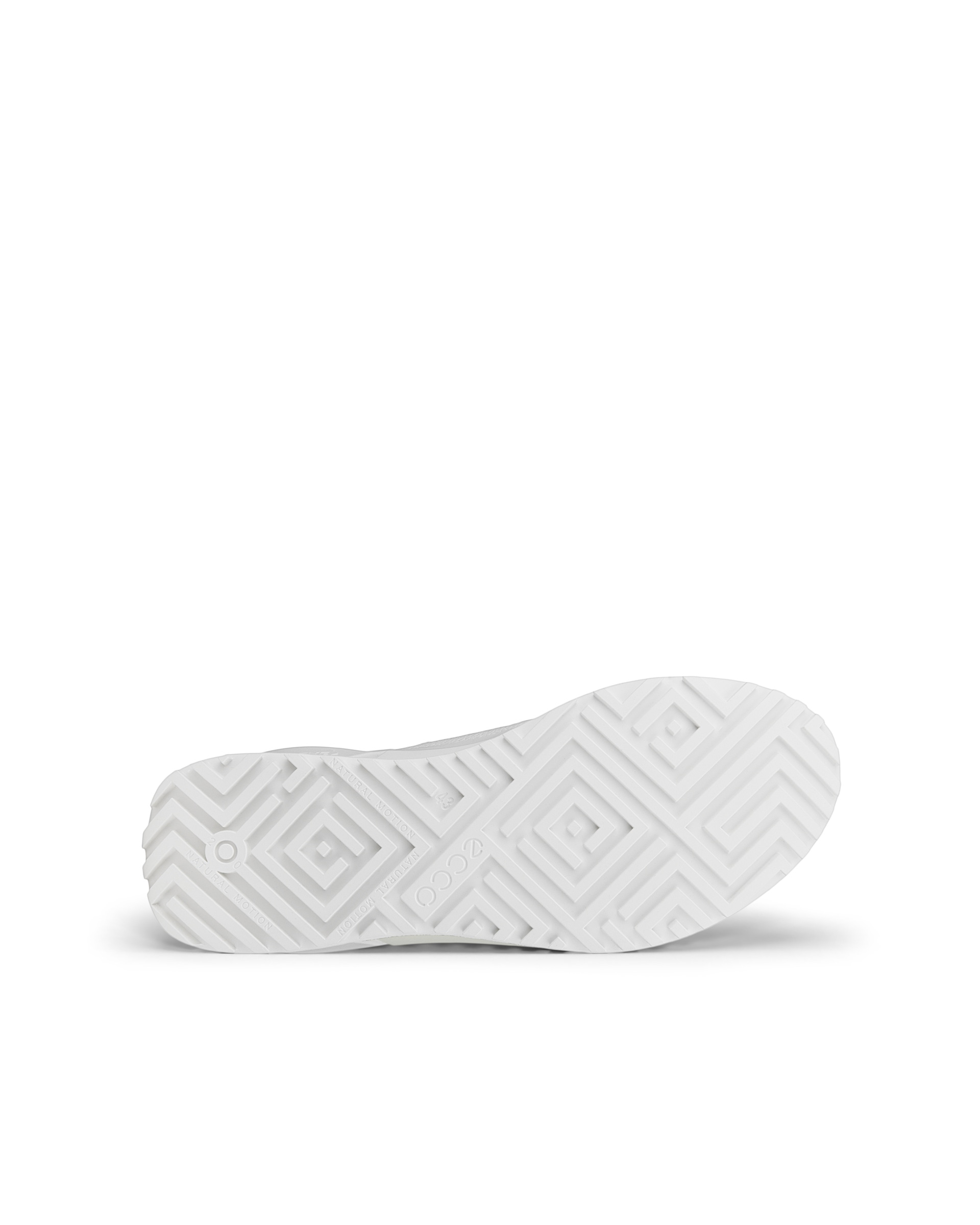 Men's ECCO® BIOM 2.0 Leather Sneaker - White - Sole