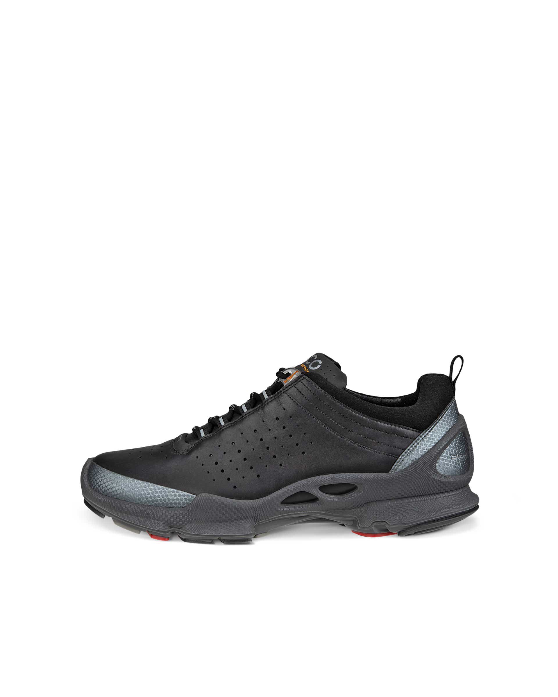 Men's ECCO® BIOM C Leather Sneaker - Black - Outside