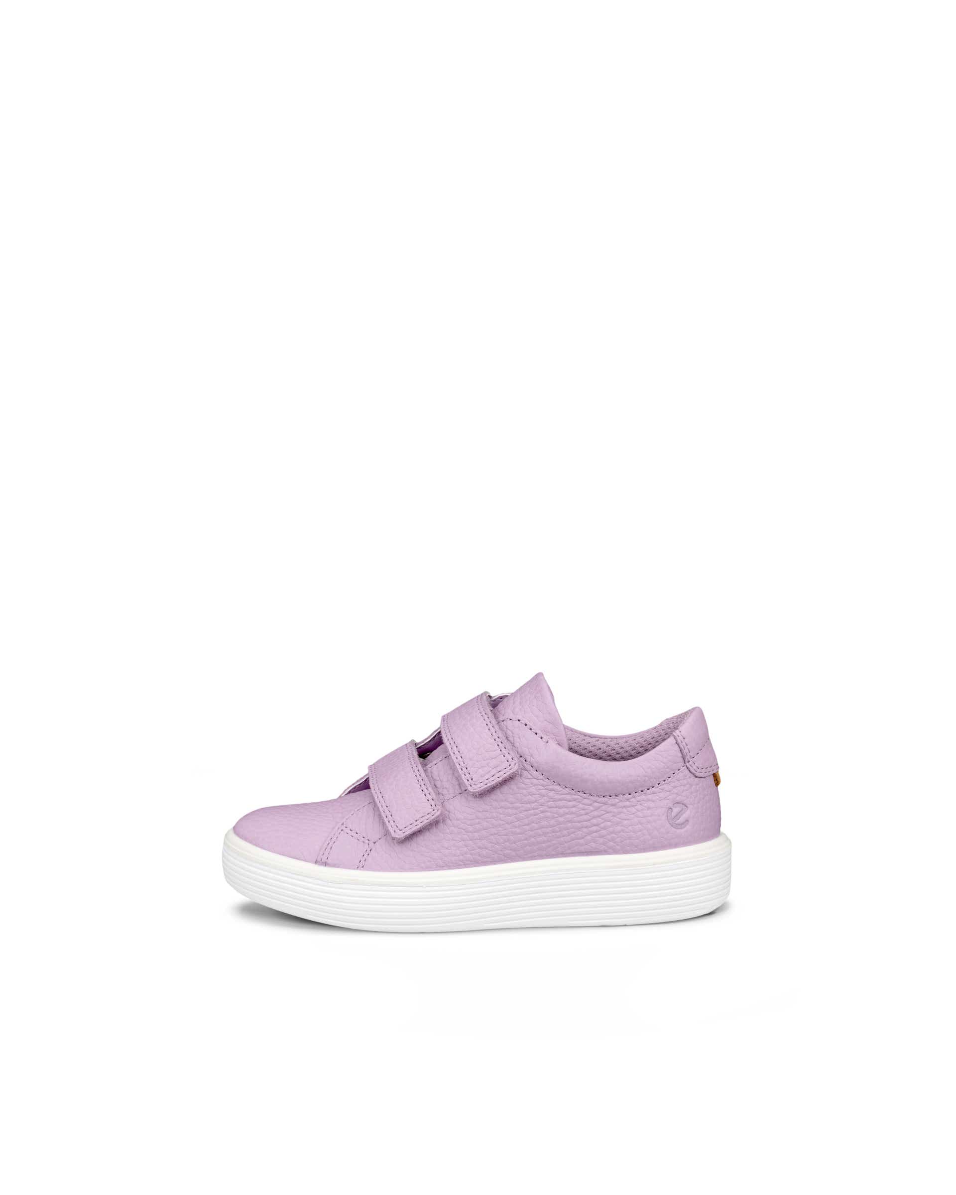Kids' ECCO® Soft 60 Leather Sneaker - Purple - Outside