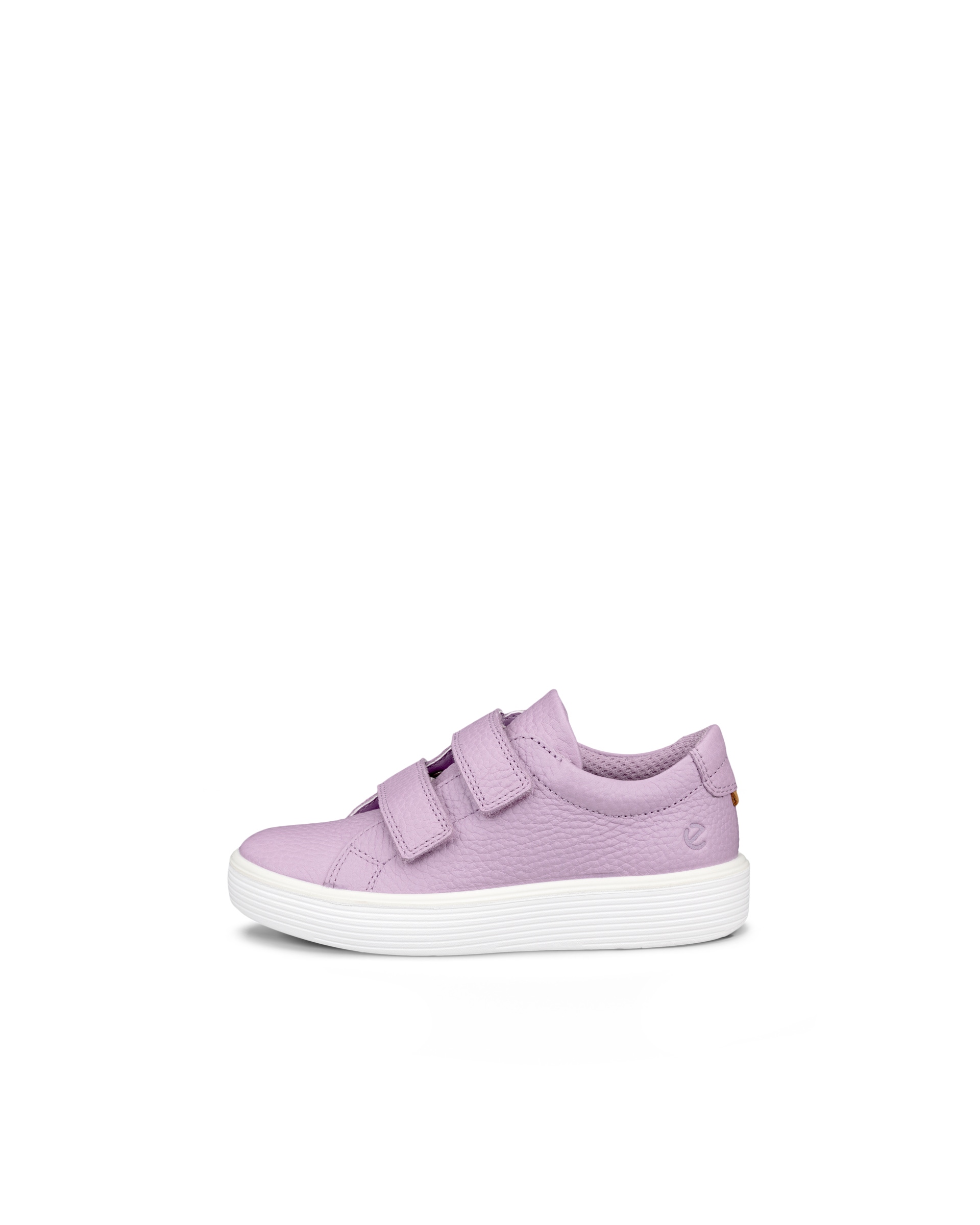 Kids' ECCO® Soft 60 Leather Sneaker - Purple - Outside