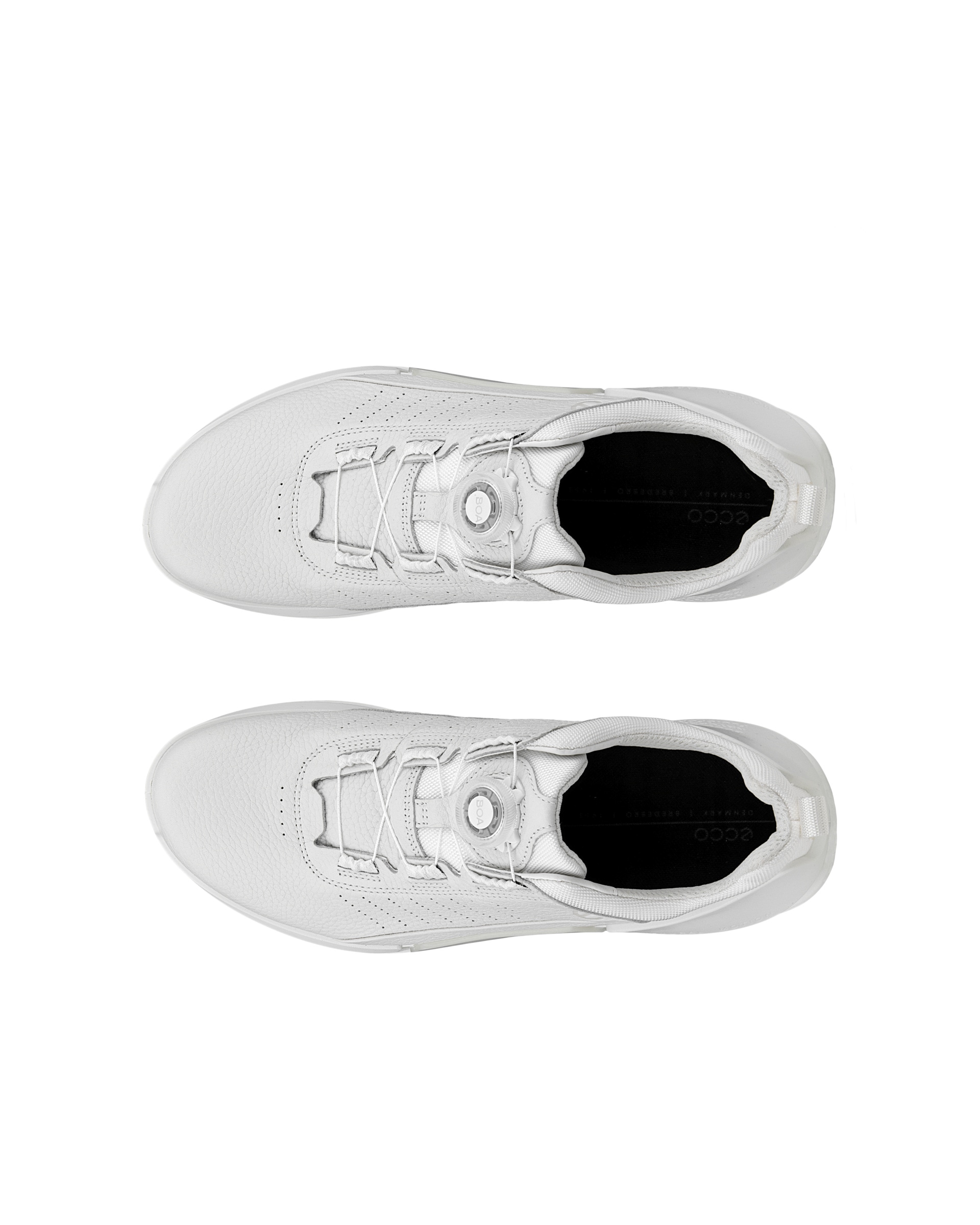 Men's ECCO® BIOM 2.0 Leather Sneaker - White - Top left pair
