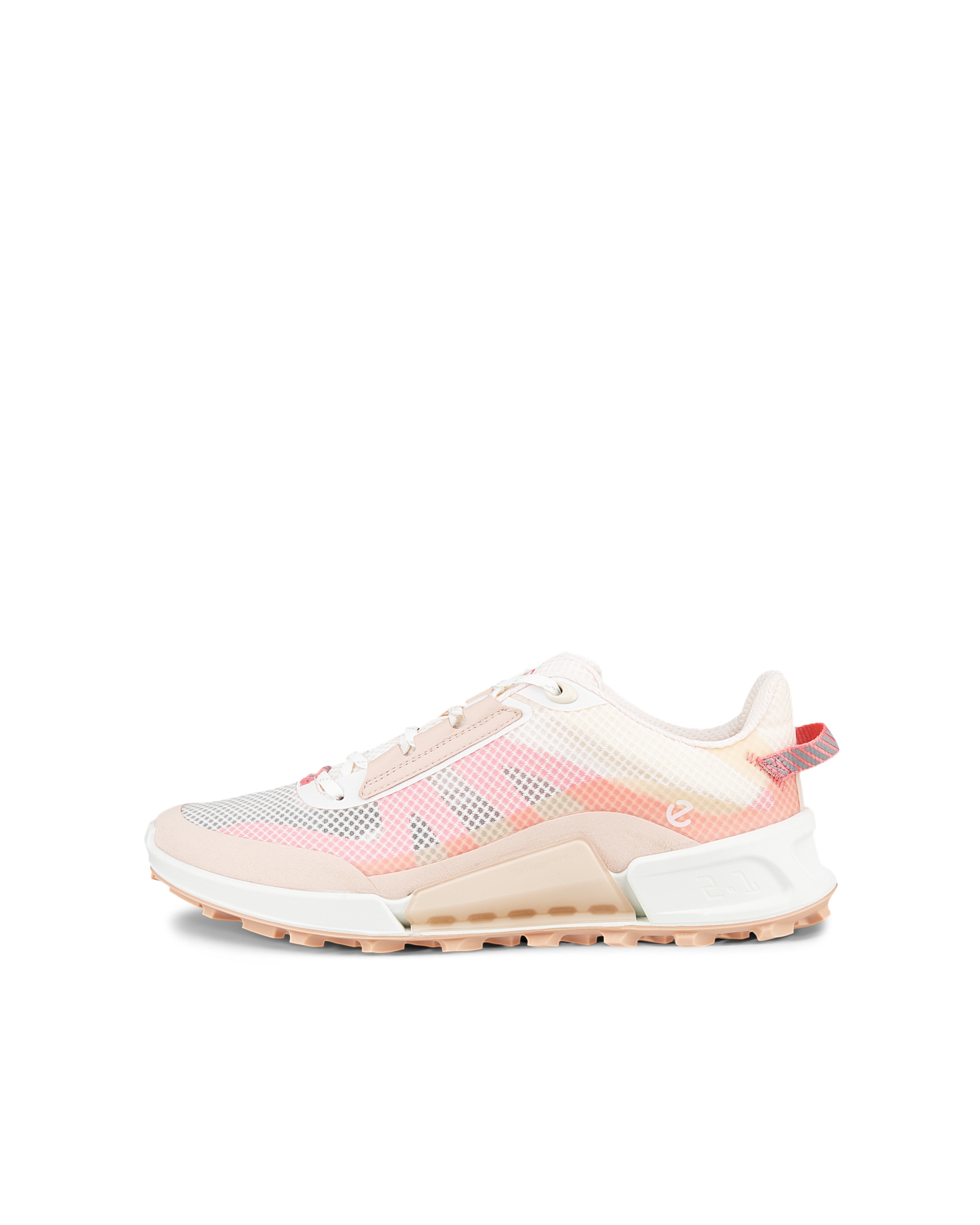 Women's ECCO® BIOM 2.1 X Mountain Textile Hiking Sneaker - Pink - Outside