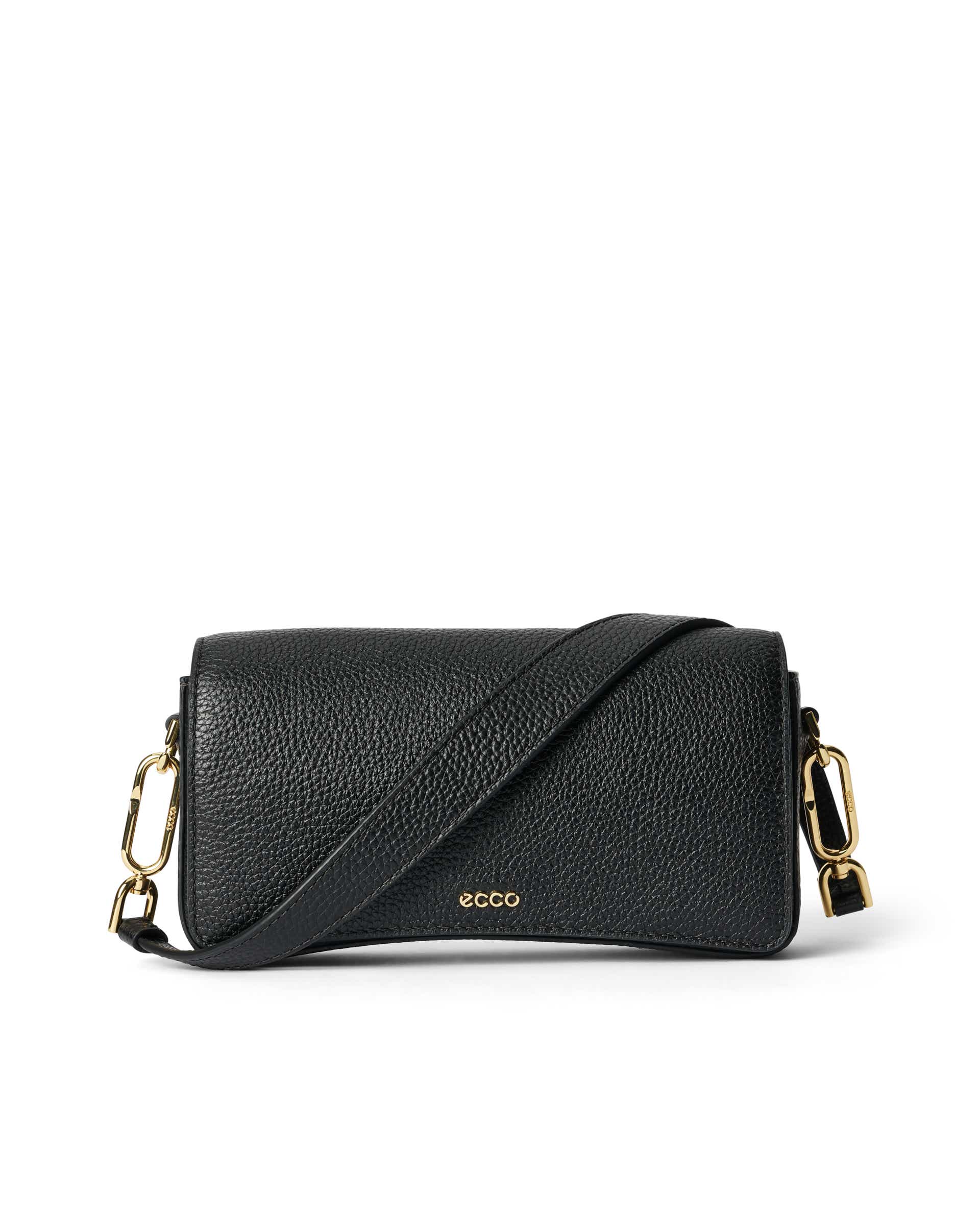 ECCO® Pinch Small Pebbled Leather Shoulder Bag - Red - Main