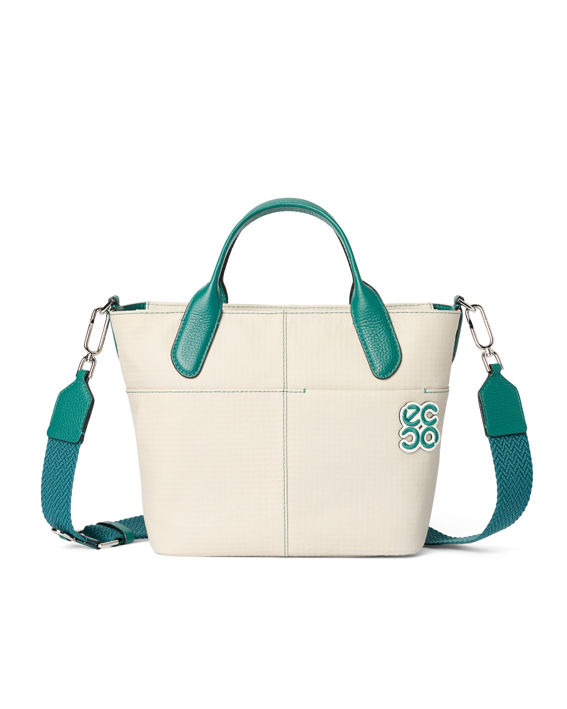 ECCO® Golf Zefer Leather Tote Bag - Beige - Main
