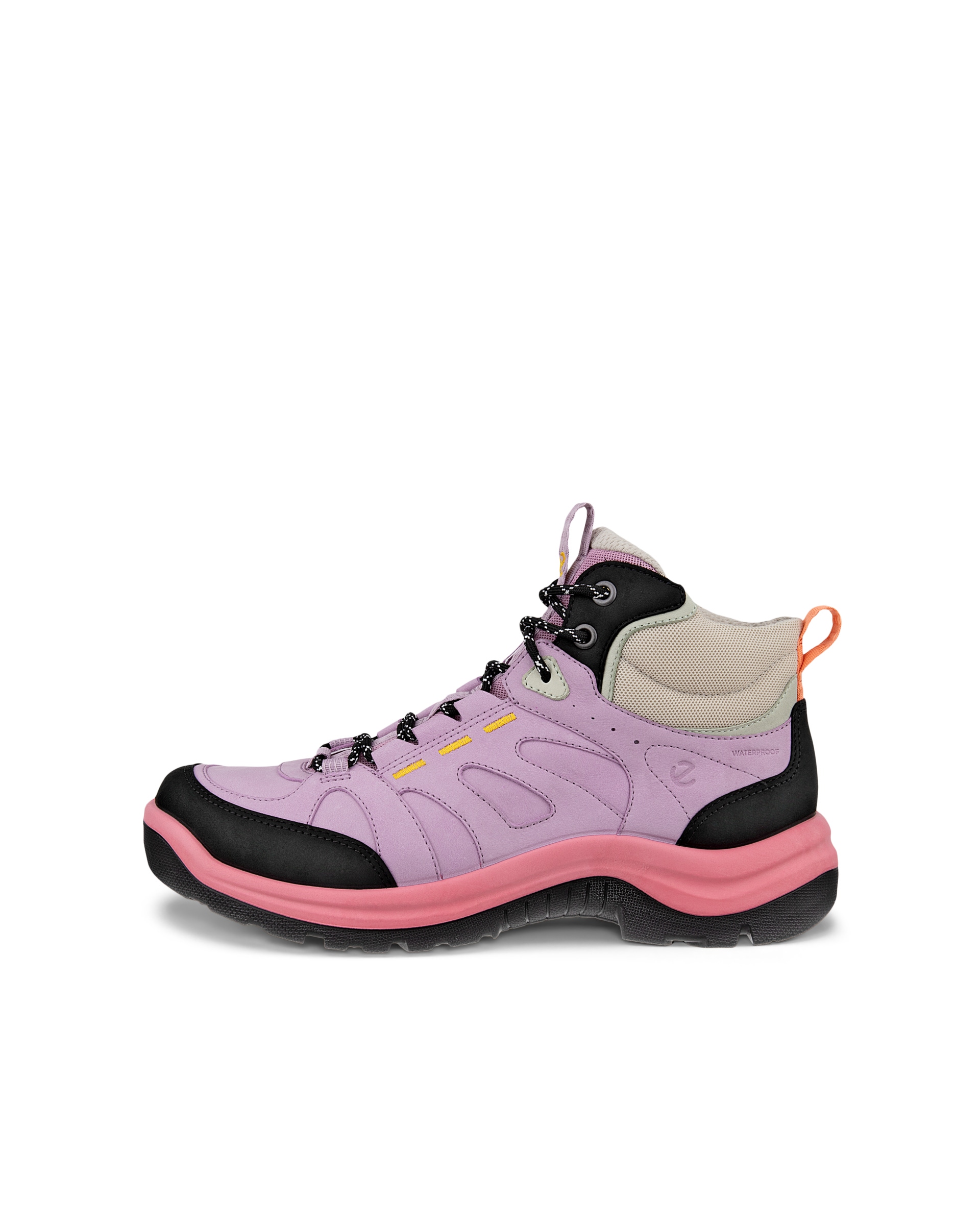 Women's ECCO® Offroad Nubuck Waterproof Mid-Cut Outdoor Boot - Multicolour - Outside