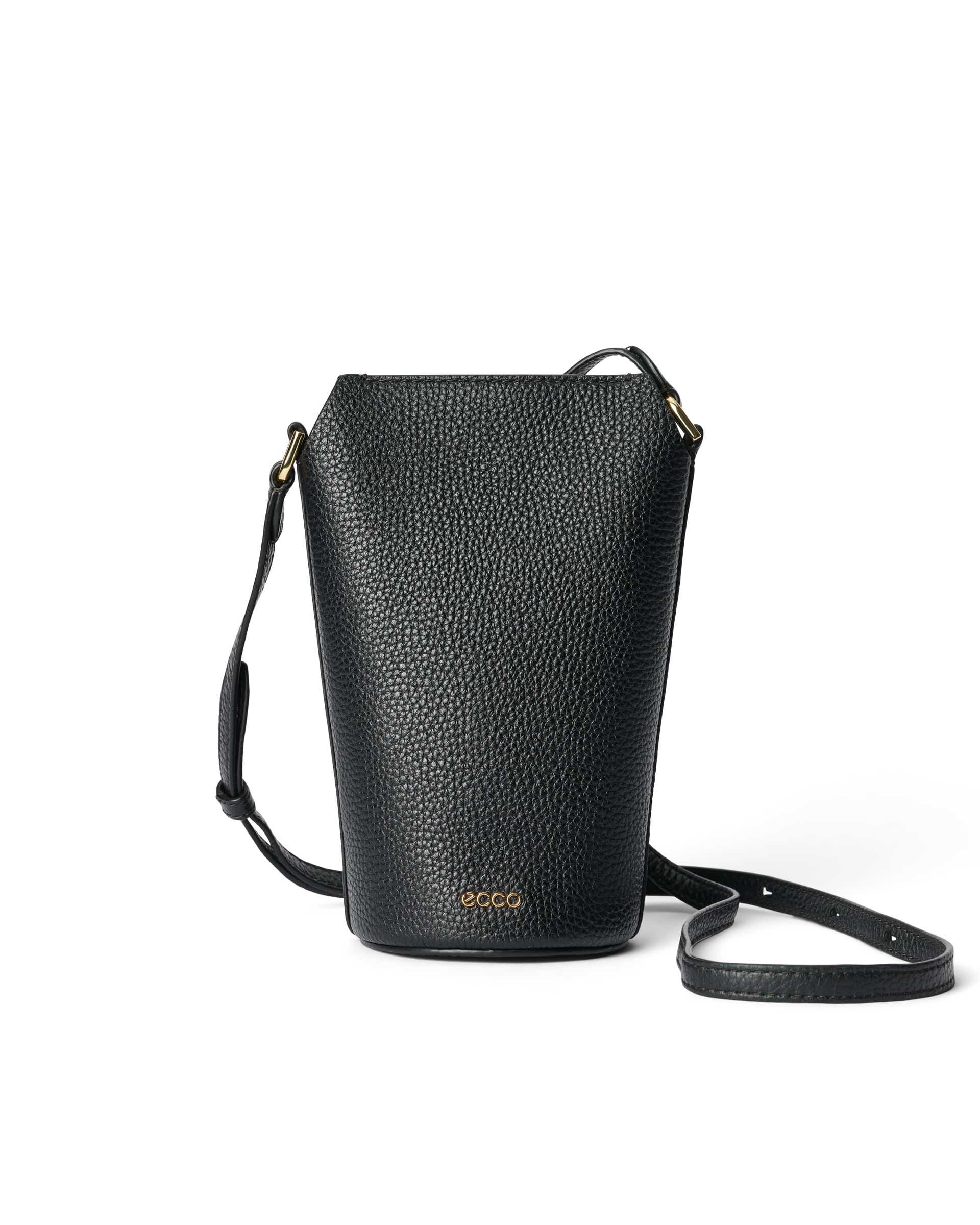 ECCO® Pot Pebbled Leather Crossbody Bag - Red - Main
