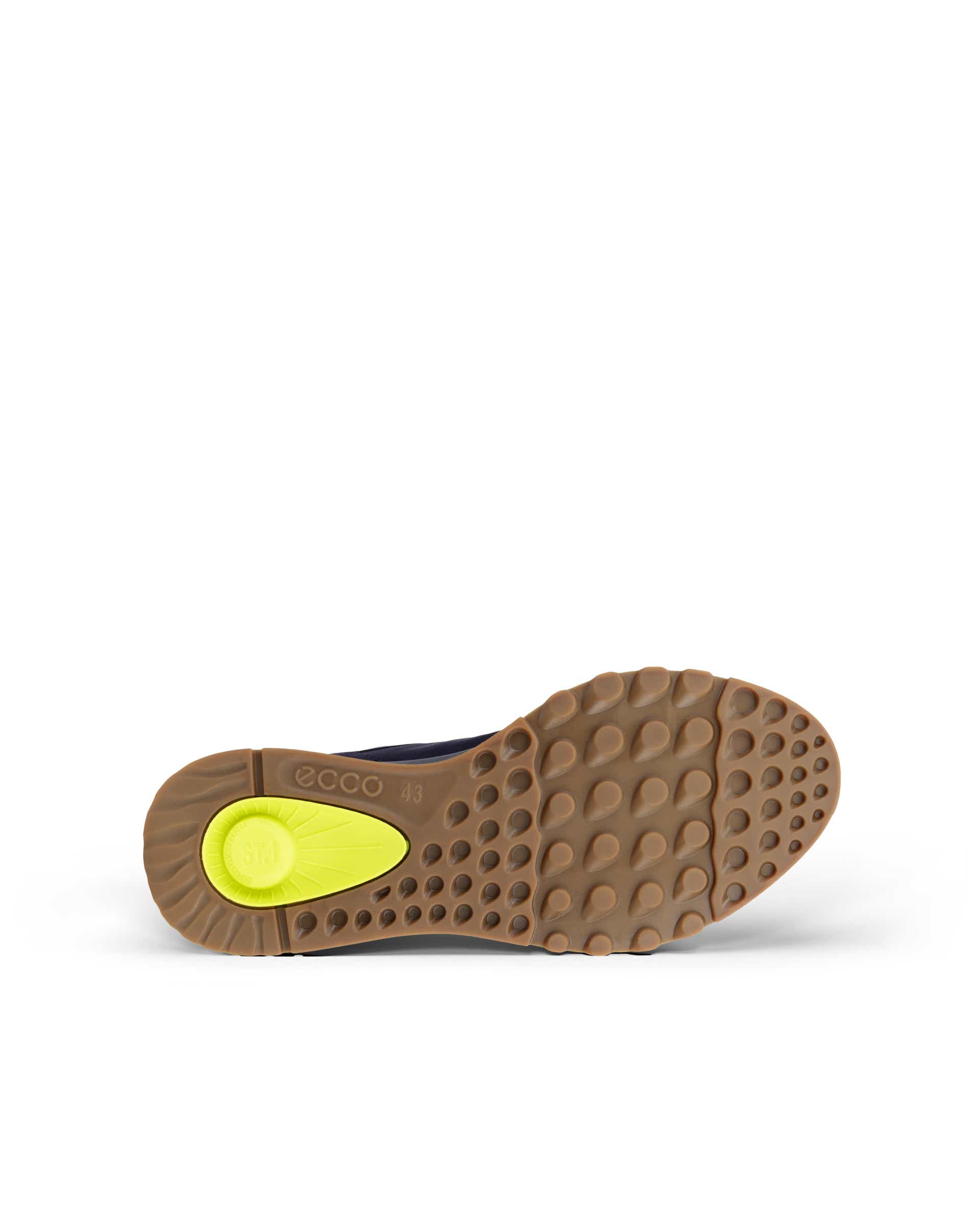 Men's ECCO® Exostride Nubuck Gore-Tex Outdoor Sneaker - Blue - Sole