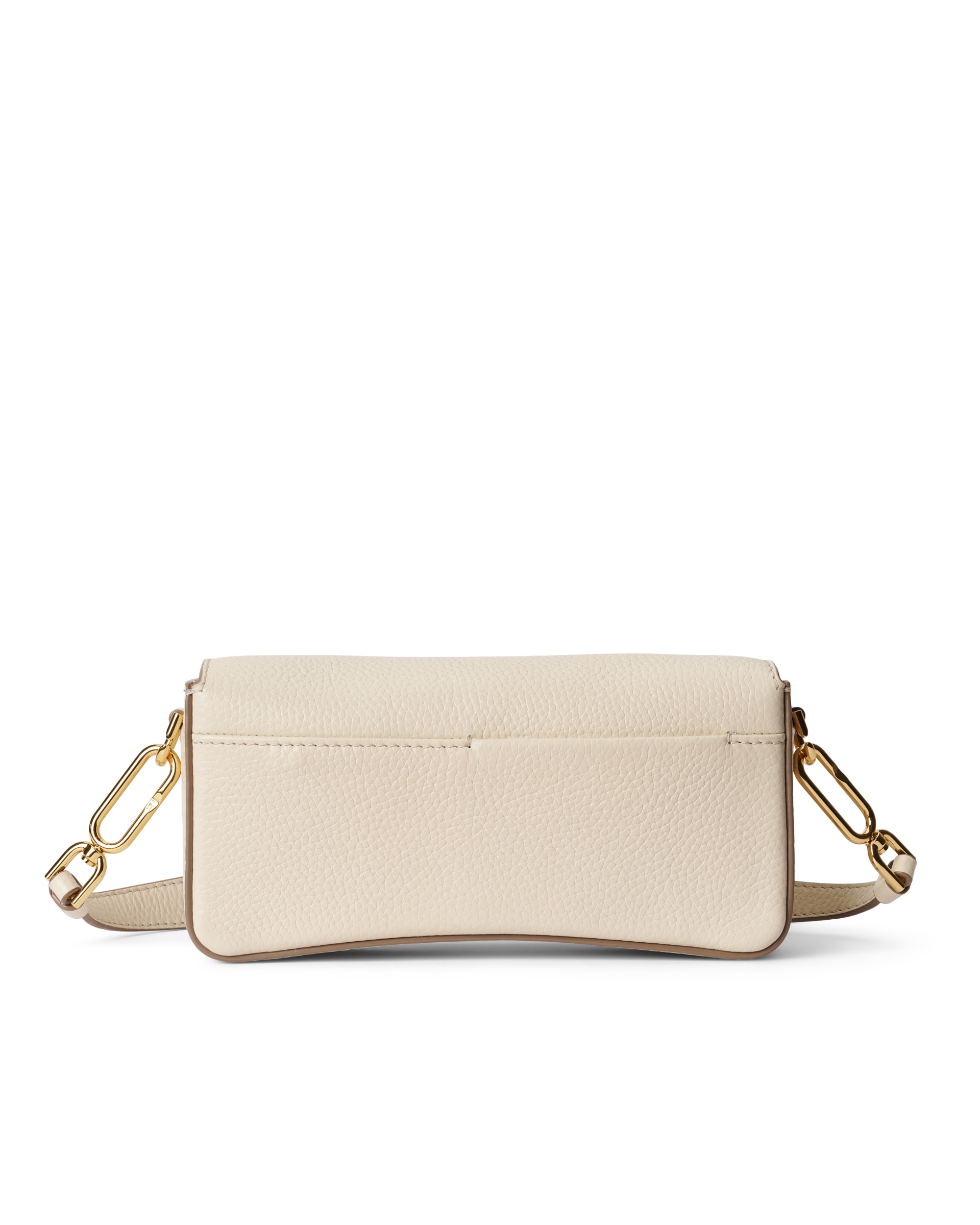 ECCO® Pinch Small Pebbled Leather Shoulder Bag - Beige - Back