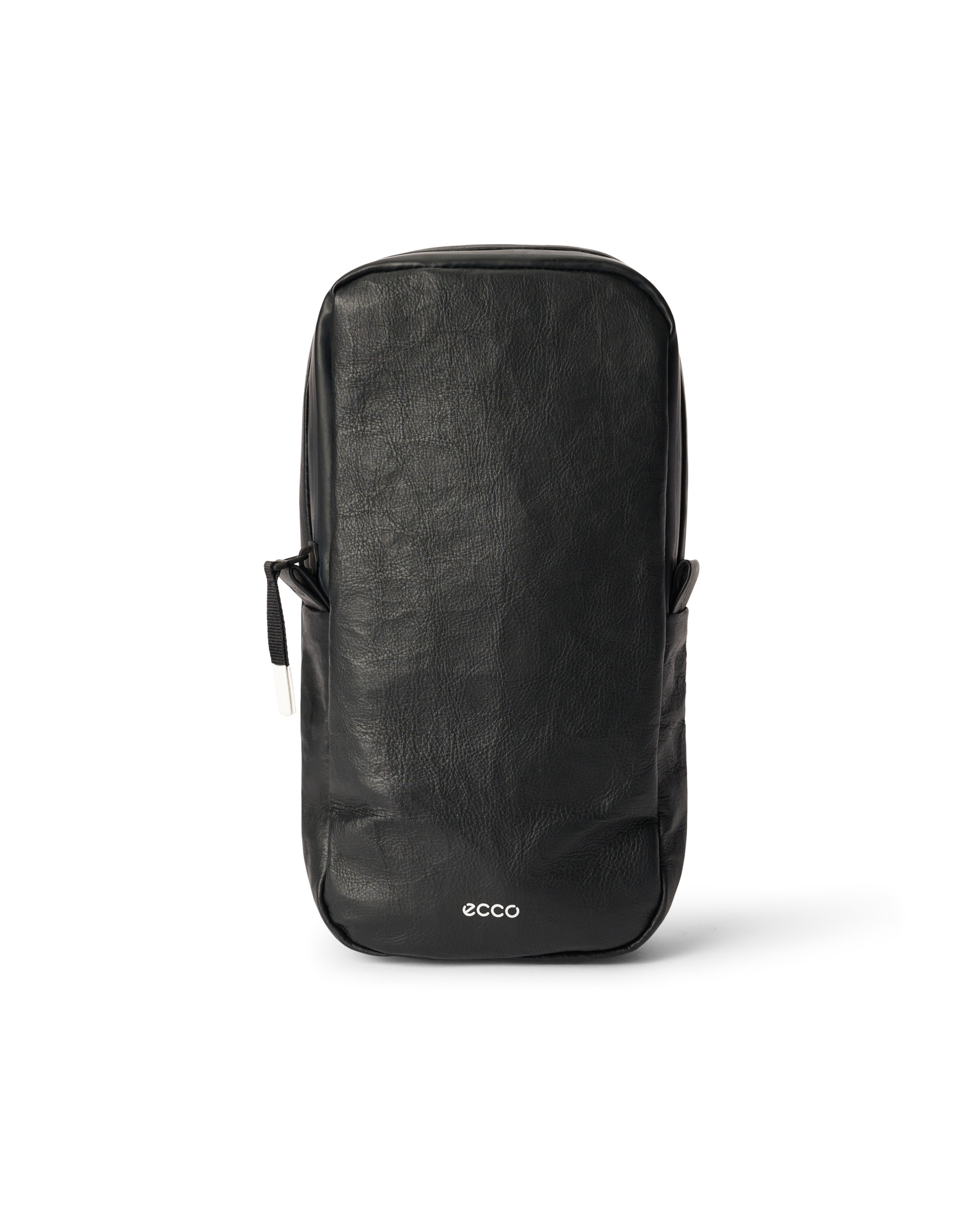 ECCO® Packable North-South Leather Tote Bag - Black - Detail-2